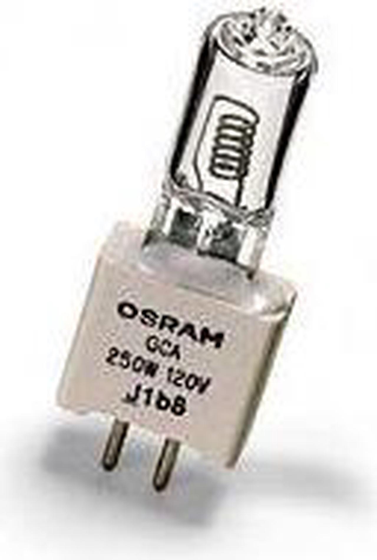 Alt view image 2 of 4 - OSRAM GCA bulb 250w 120v G5.3 Single Ended Halogen light Bulb
