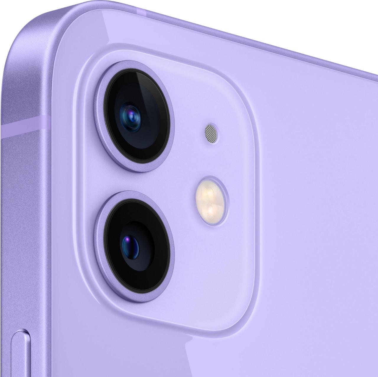 Alt view image 4 of 4 - Apple iPhone 12 128GB GSM/CDMA Fully Unlocked - Purple / Grade C