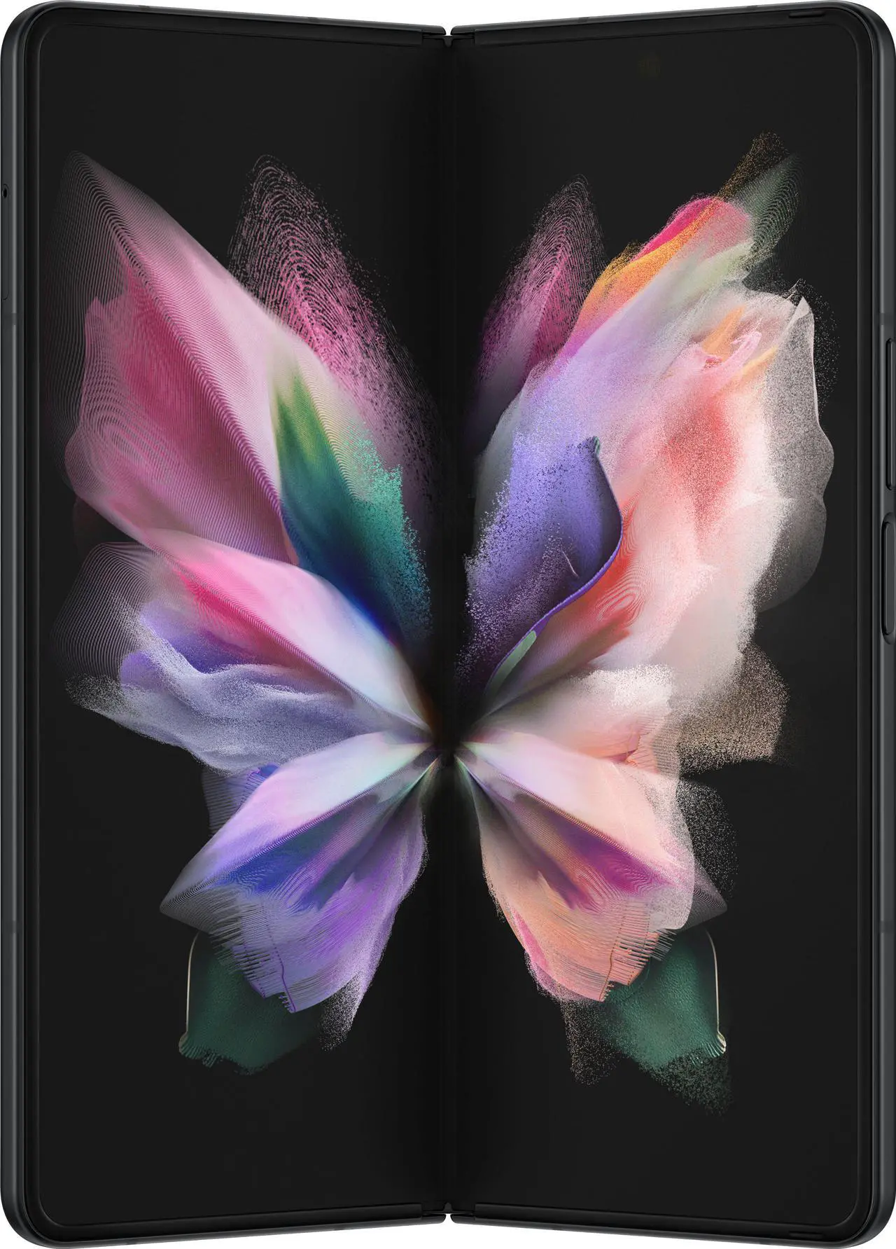 Alt view image 3 of 7 - Samsung Galaxy Z Fold3 5G F926U 256GB GSM/CDMA Unlocked Android Smartphone (US Version) - Phantom Black
