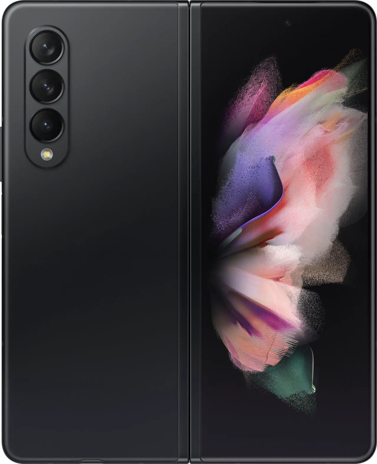Alt view image 5 of 7 - Samsung Galaxy Z Fold3 5G F926U 256GB GSM/CDMA Unlocked Android Smartphone (US Version) - Phantom Black
