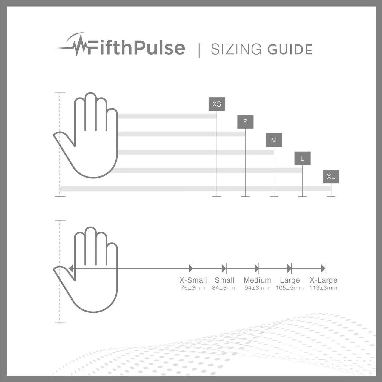Alt view image 6 of 6 - Fifth Pulse Nitrile Exam Latex Free & Powder Free Gloves - Burgundy - Box of 200 Gloves (Medium)