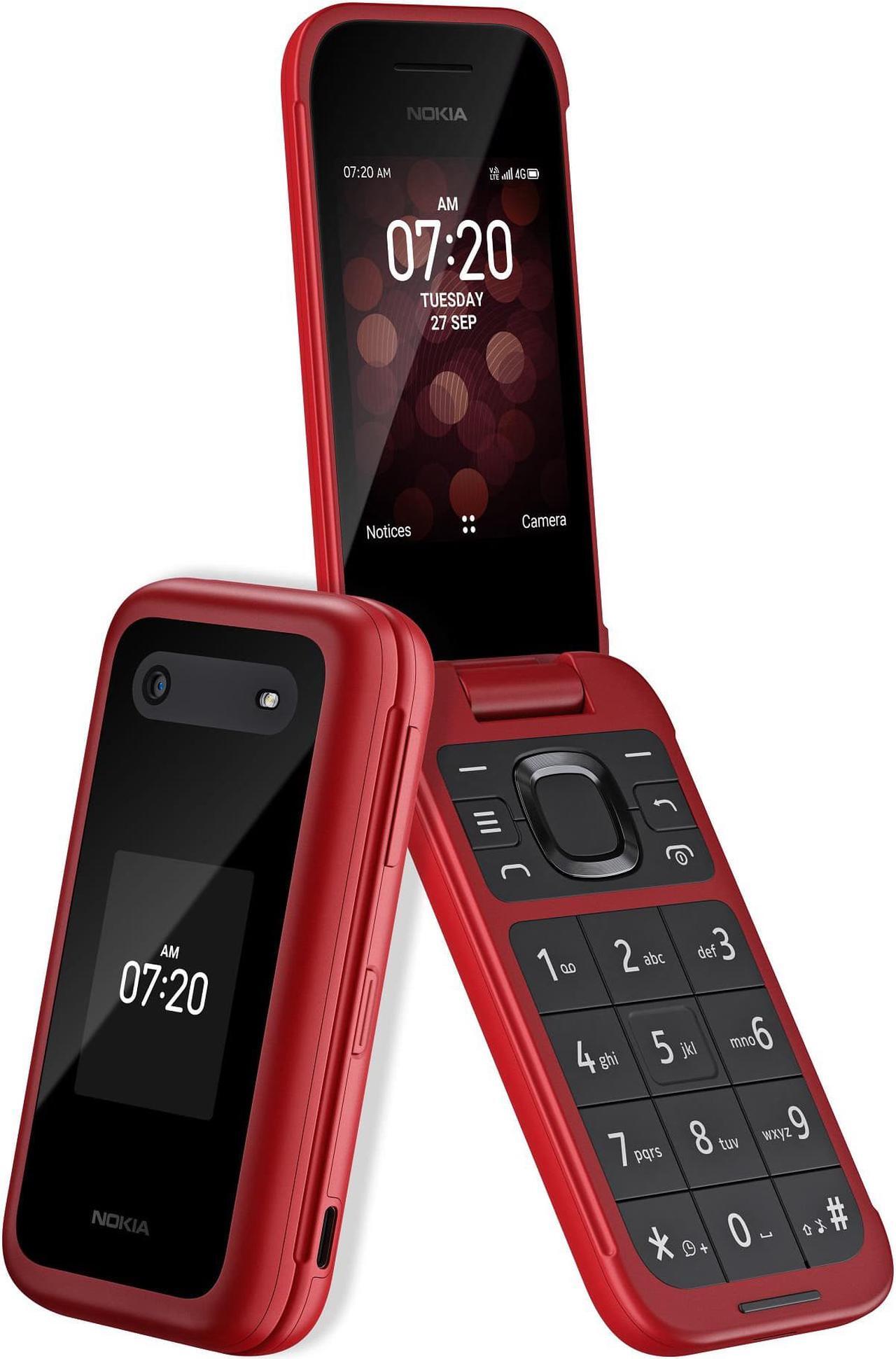 Main image of Nokia 2780 Flip TA-1420 GSM / Verizon Unlocked Flip Phone - Red