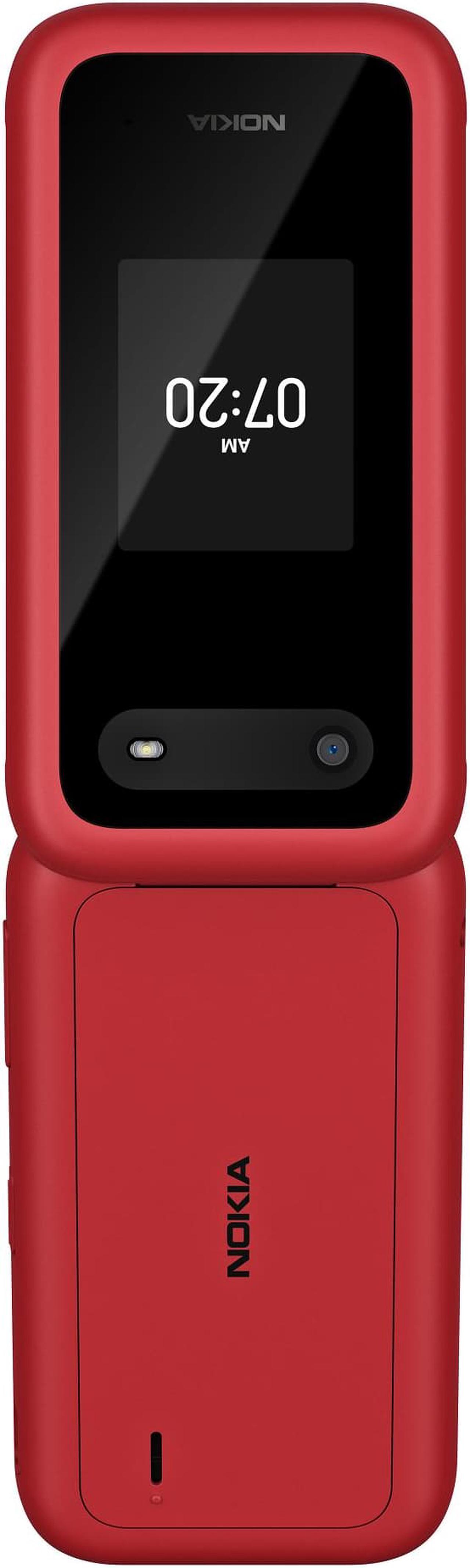 Alt view image 3 of 7 - Nokia 2780 Flip TA-1420 GSM / Verizon Unlocked Flip Phone - Red