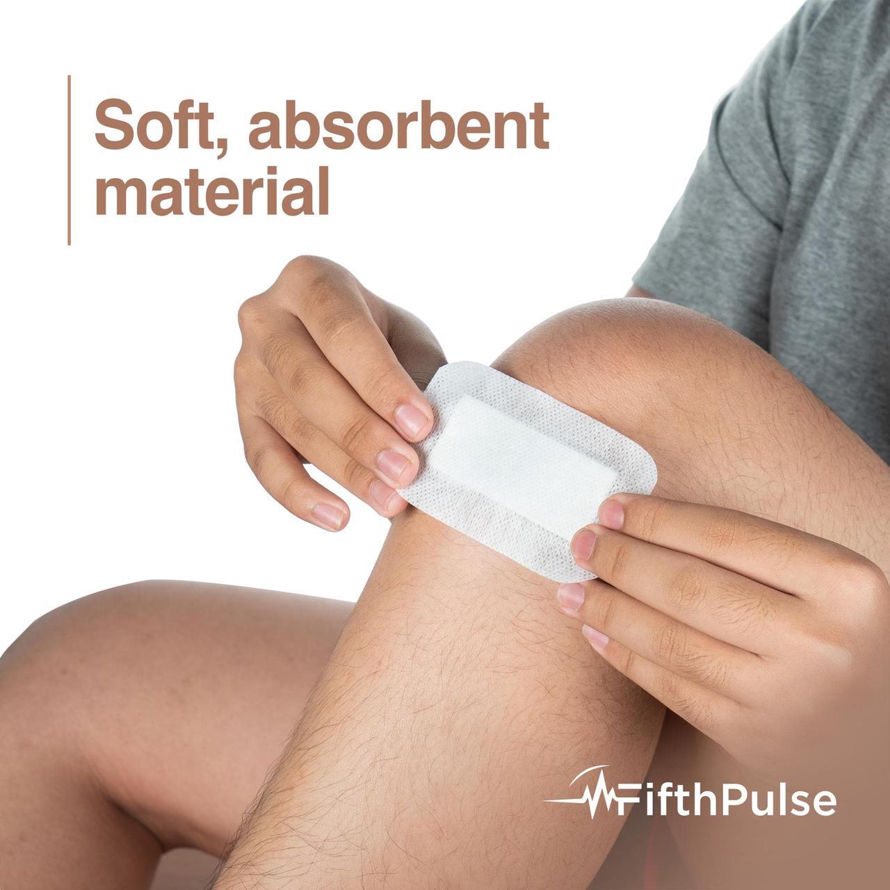 Alt view image 3 of 6 - FifthPulse Bordered Gauze-Island Dressing, Latex & Lint Free, Individually Wrapped - 20 Pack