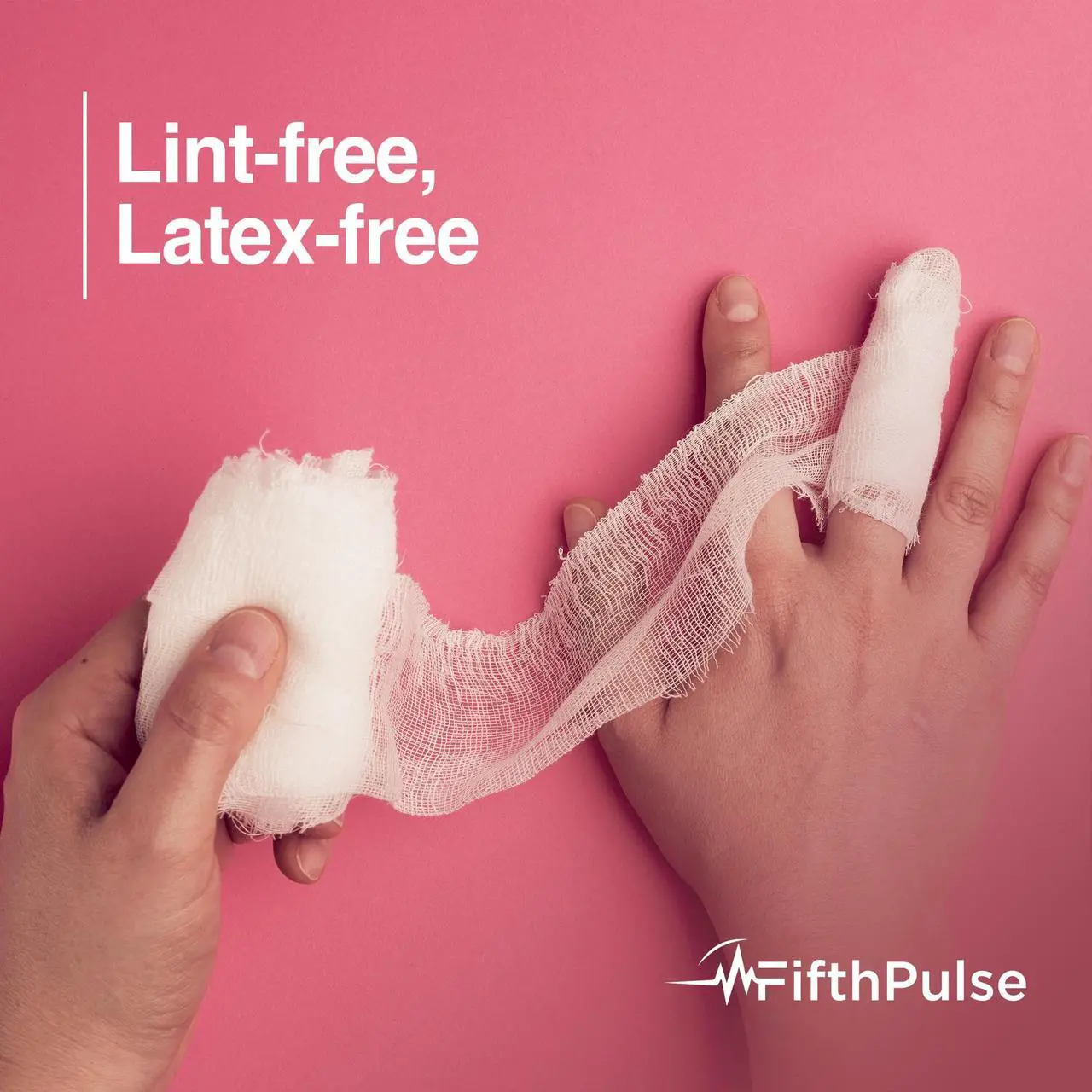 Alt view image 3 of 7 - FifthPulse Stretch Gauze Bandages, Latex & Lint Free, Individually Wrapped - 6 Pack