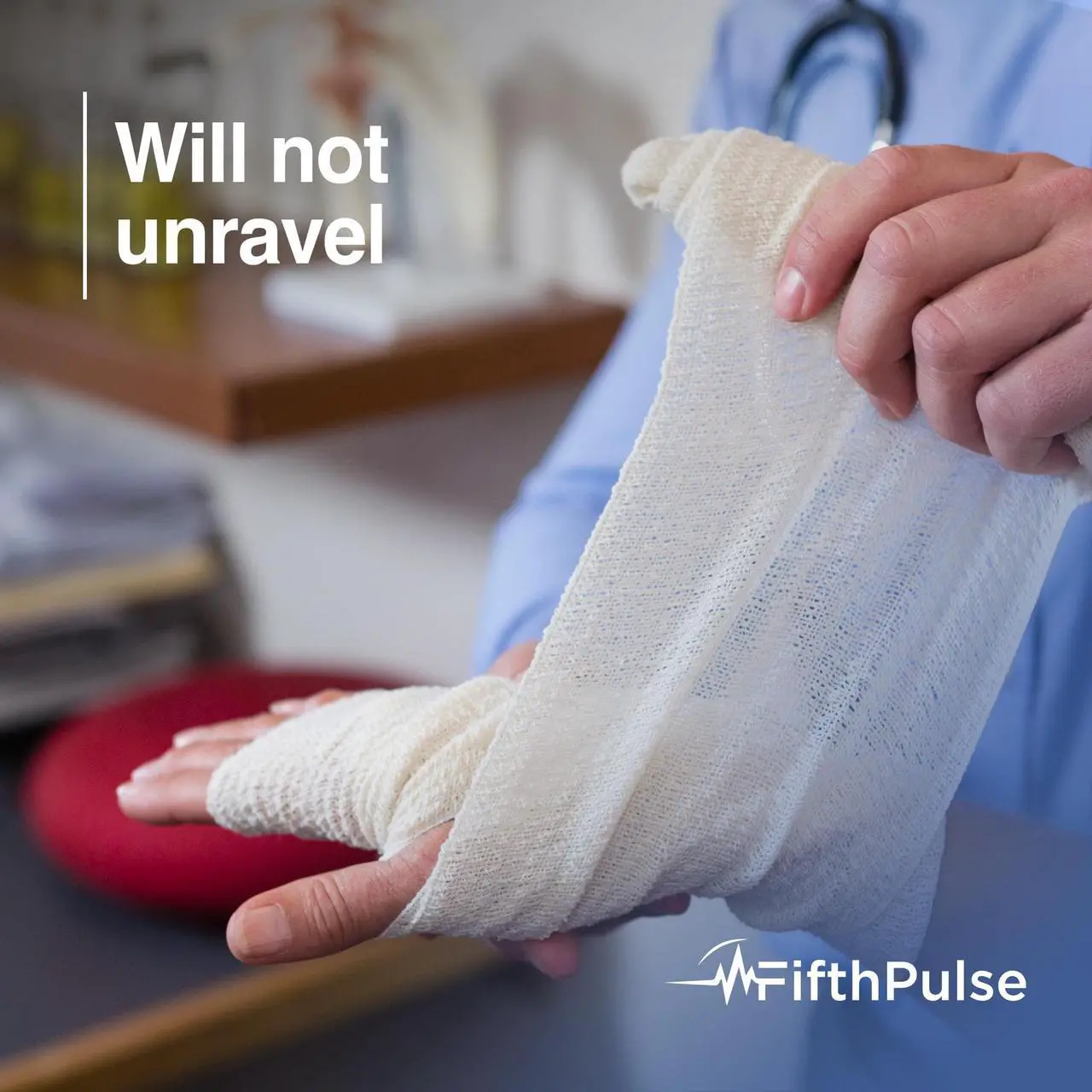 Alt view image 5 of 7 - FifthPulse Stretch Gauze Bandages, Latex & Lint Free, Individually Wrapped - 6 Pack