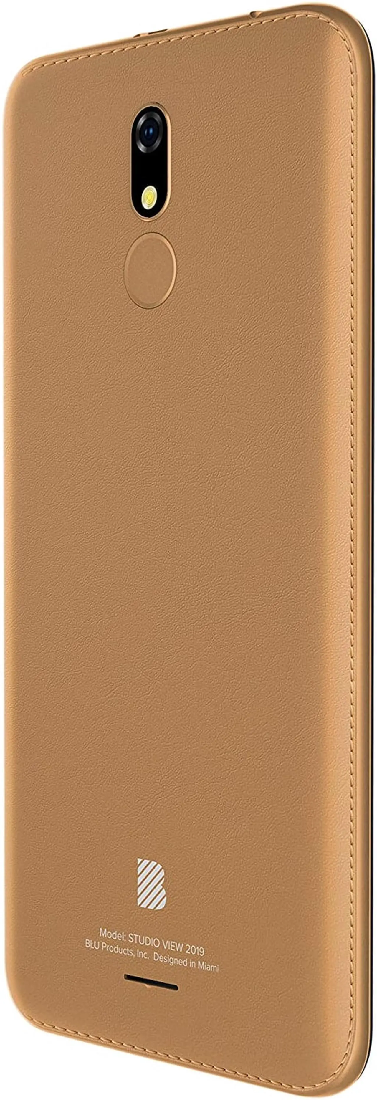 Alt view image 3 of 3 - BLU Studio View 2019 S930EQ 32GB GSM Unlocked Android Smartphone - Brown Leather