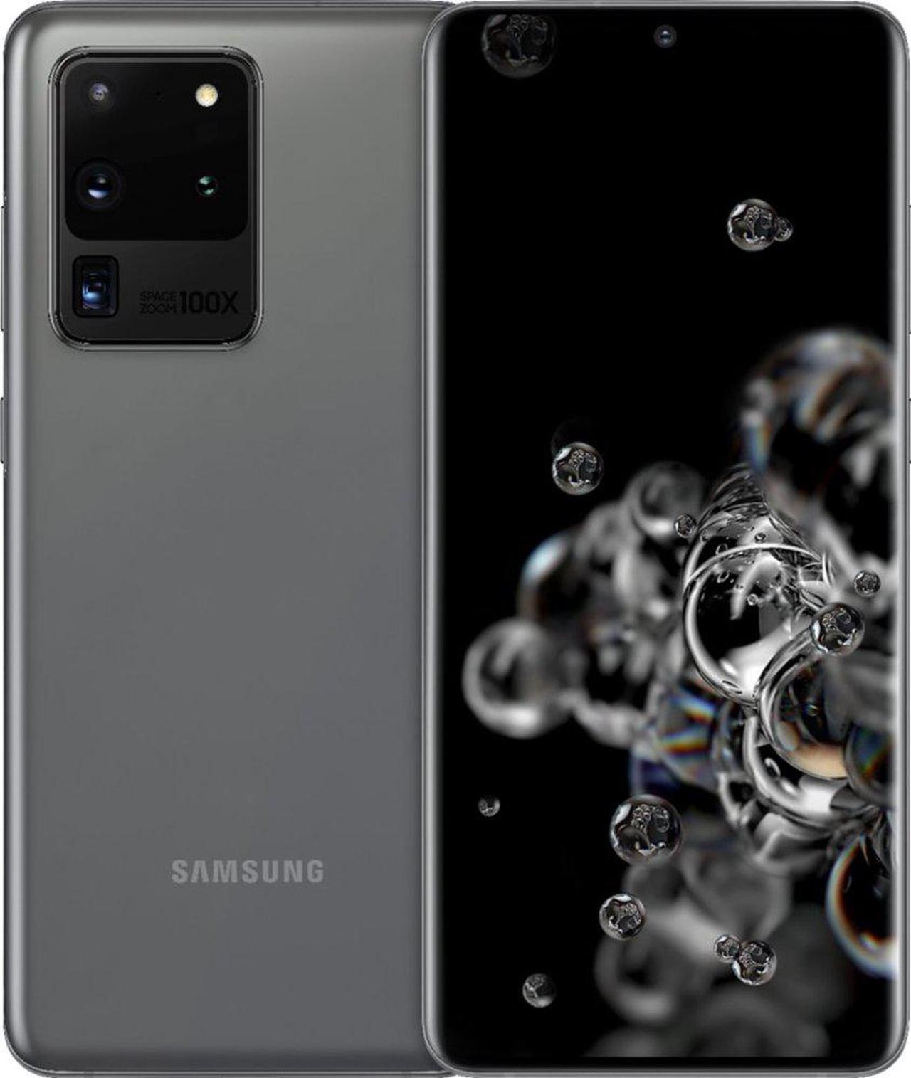 Main image of Samsung Galaxy S20 Ultra G988B 128GB GSM Unlocked Android SmartPhone (International Variant/US Compatible LTE)