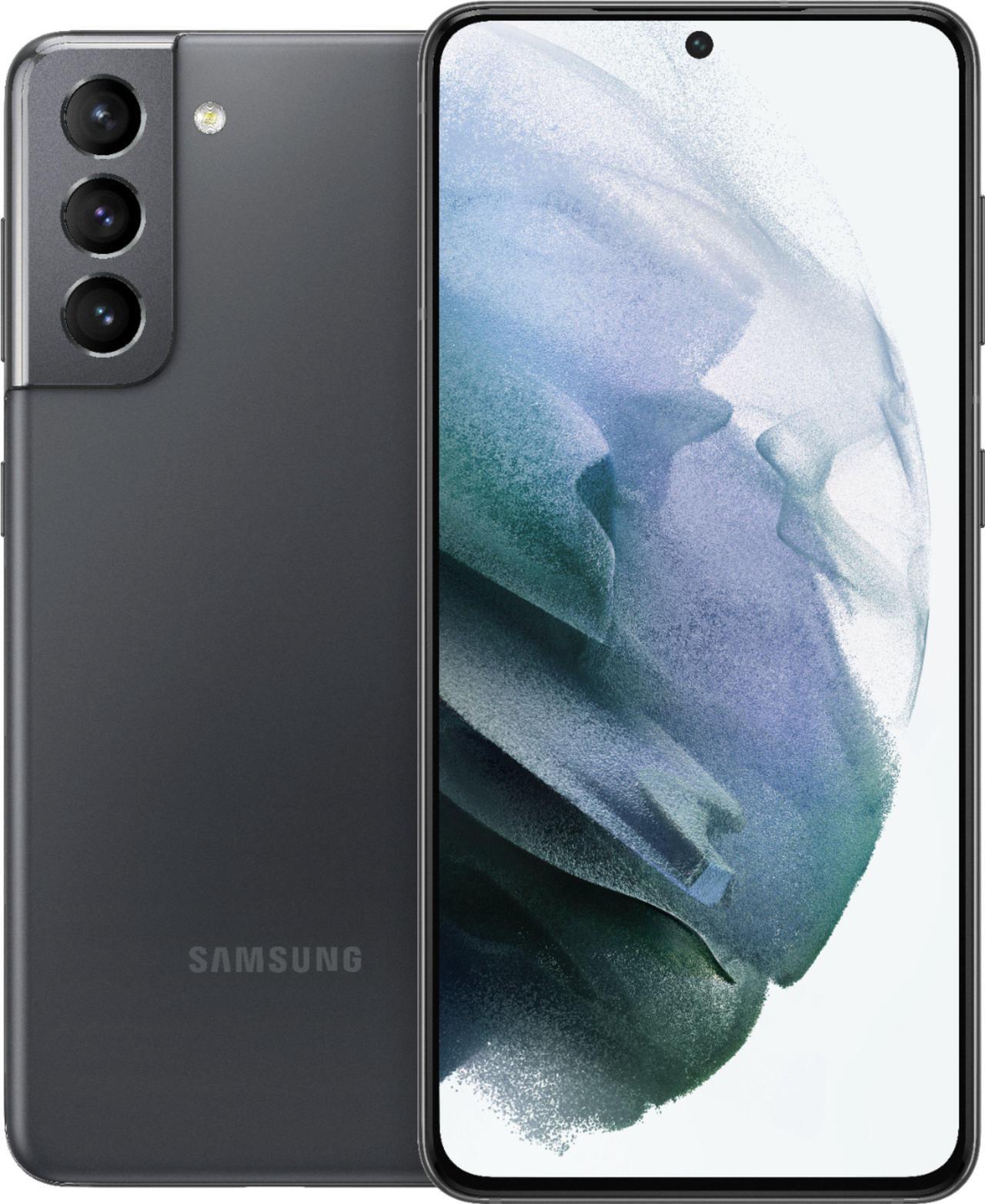 Alt view image 5 of 13 - Samsung Galaxy S21 5G G991B 256GB Dual Sim GSM Unlocked Android Smartphone (International Variant/US Compatible LTE) - Phantom Gray