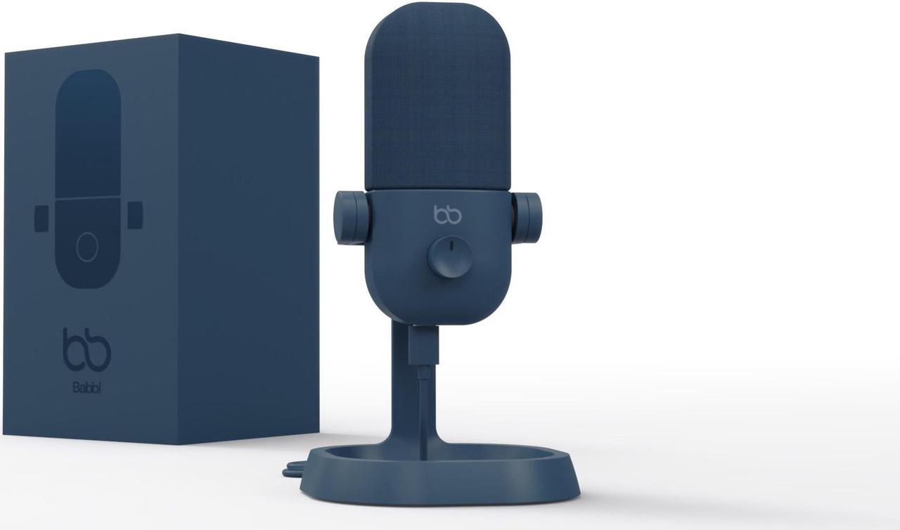 Main image of Babbl USB-C Plug and Play Microphone for Podcast, Streaming, Gaming, Vlogging & Recording on PC and Mac - Serene Blue
