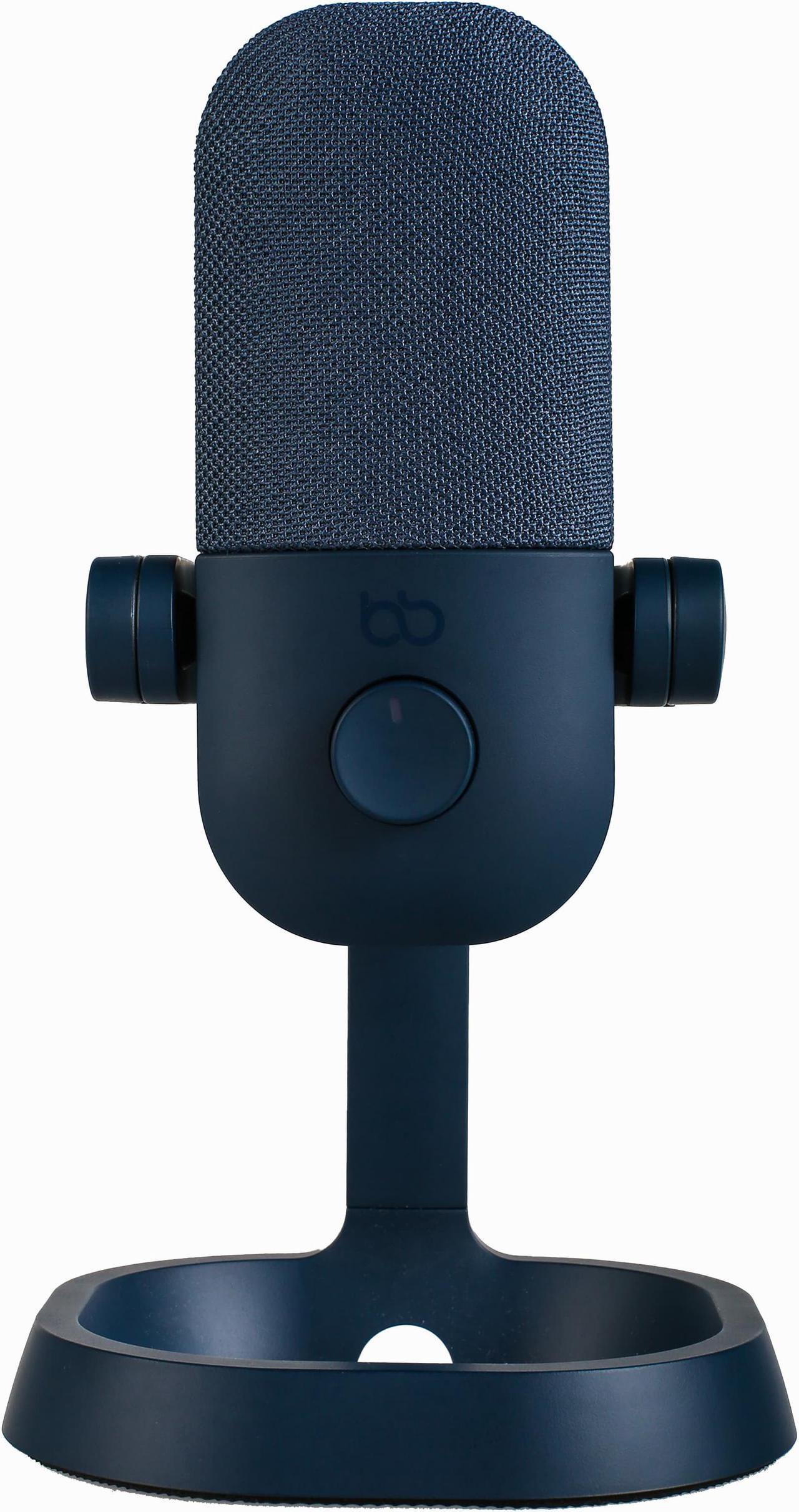Alt view image 2 of 14 - Babbl USB-C Plug and Play Microphone for Podcast, Streaming, Gaming, Vlogging & Recording on PC and Mac - Serene Blue