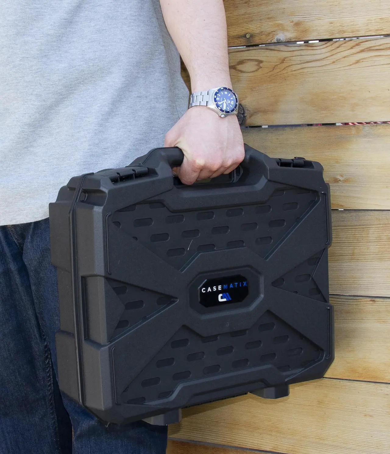 Alt view image 6 of 6 - CASEMATIX Hard Shell Travel Case Compatible with Xbox Series S Console, Controllers, Games and Other Accessories