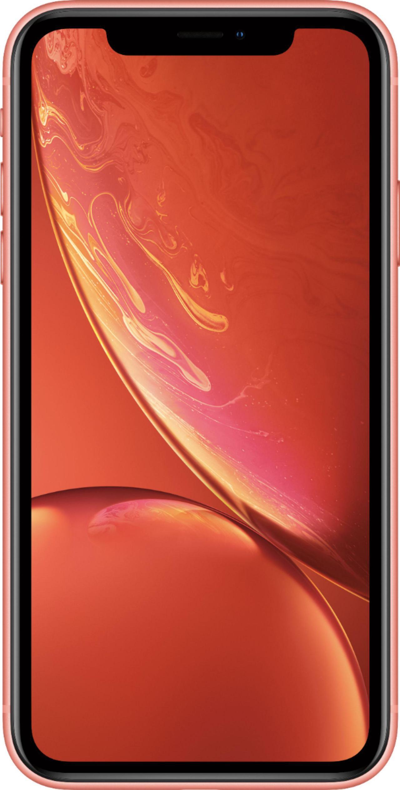 Main image of Apple iPhone XR 128GB Unlocked GSM/CDMA Phone w/ 12MP Camera - Coral