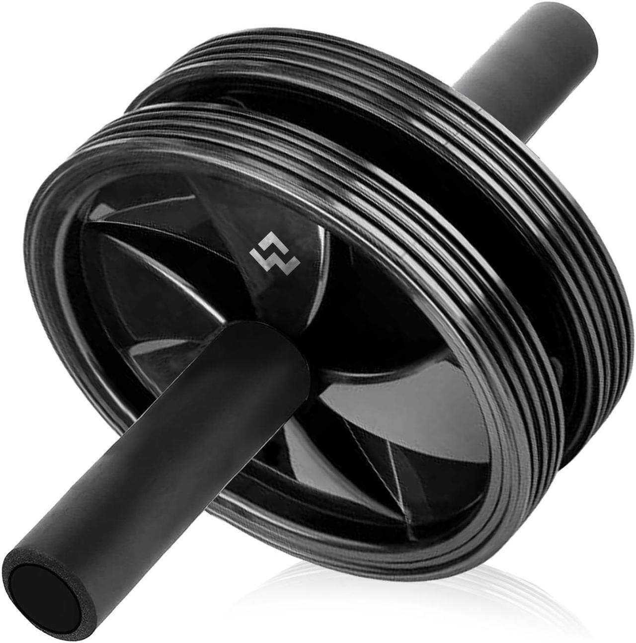 Main image of WeCare Fitness AB Wheel - Workout Equipment for Abdominal Exercise - Black