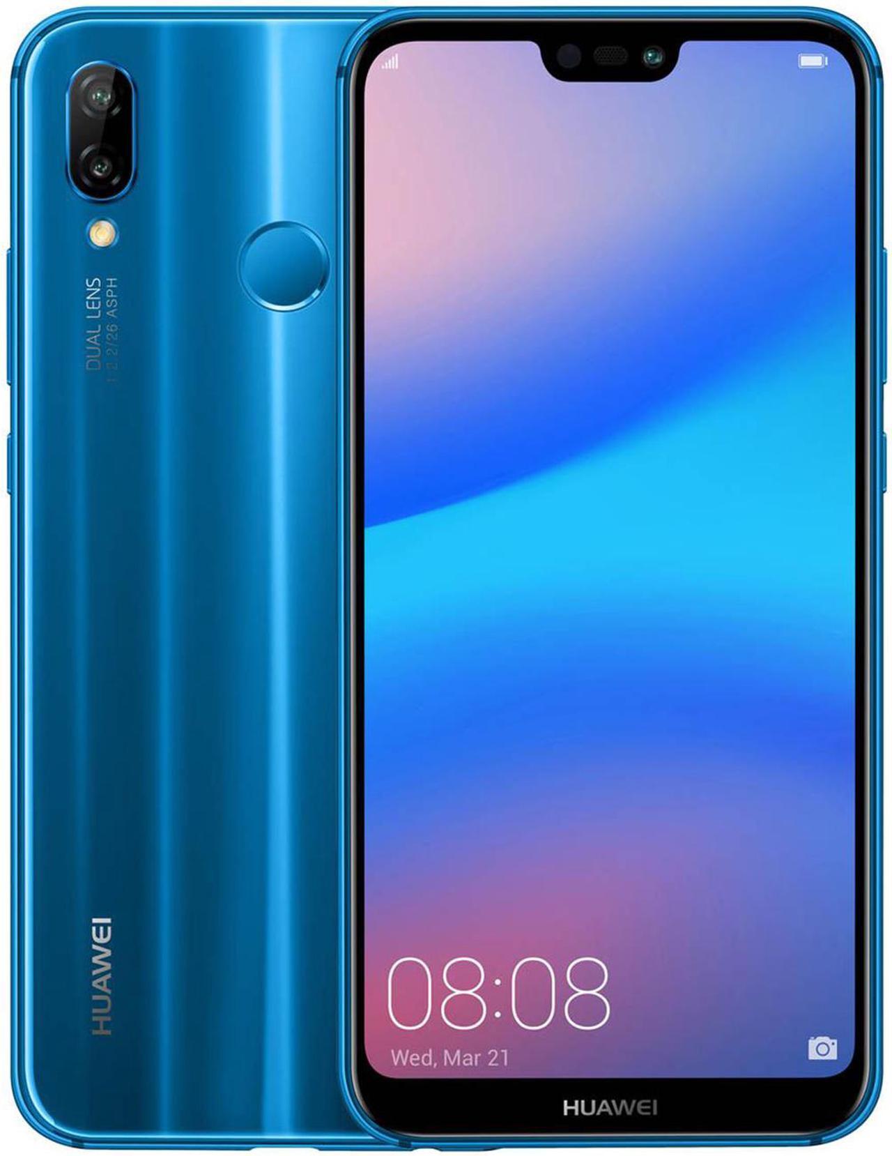 Alt view image 5 of 6 - Huawei P20 Lite ANE-LX3 32GB Unlocked GSM Phone w/ Dual 16MP|2MP Camera - Klein Blue