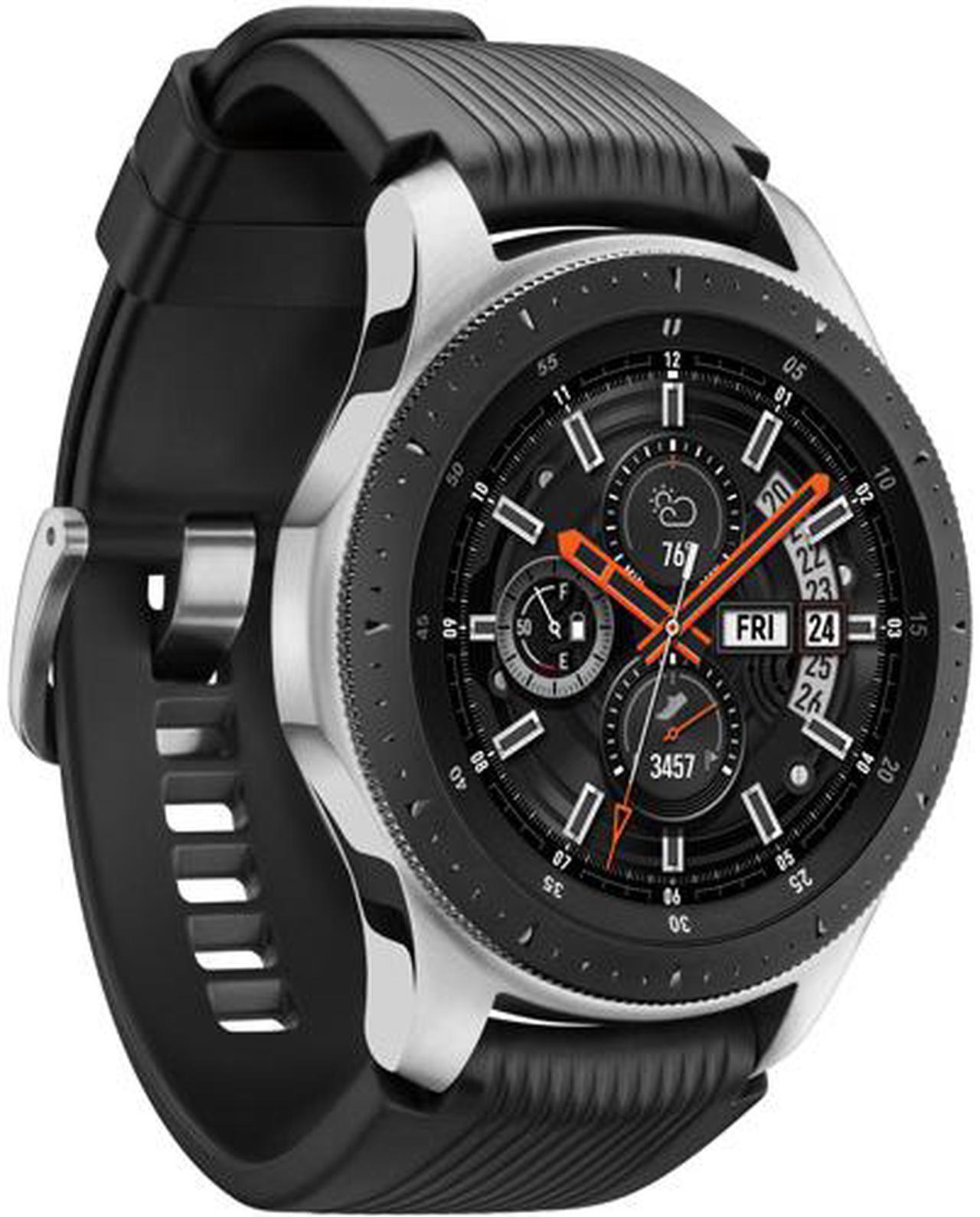 Alt view image 6 of 8 - Samsung Galaxy Watch 46MM R800 - Silver/Black Latin Spec, International Version