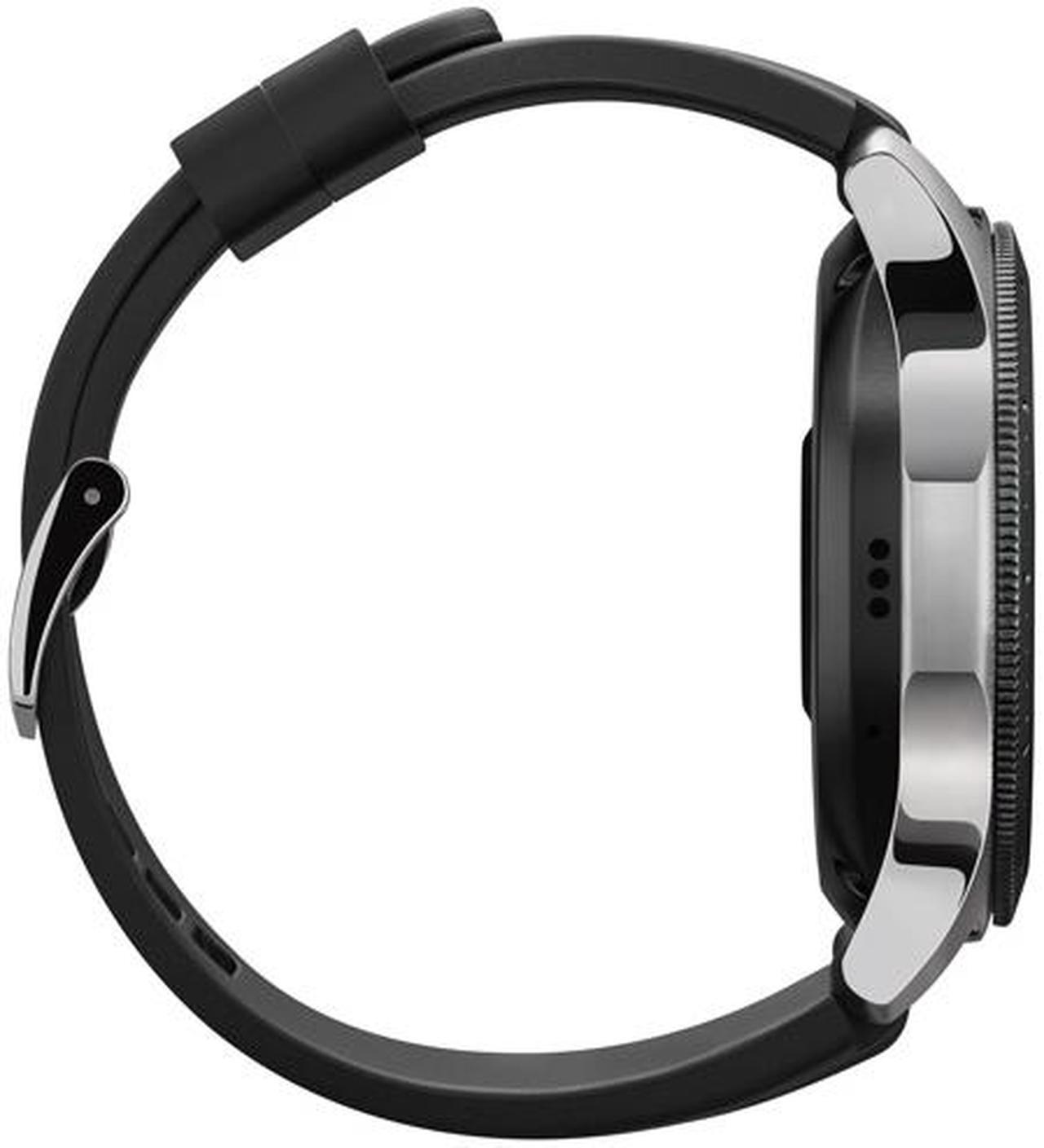 Alt view image 2 of 8 - Samsung Galaxy Watch 46MM R800 - Silver/Black Latin Spec, International Version