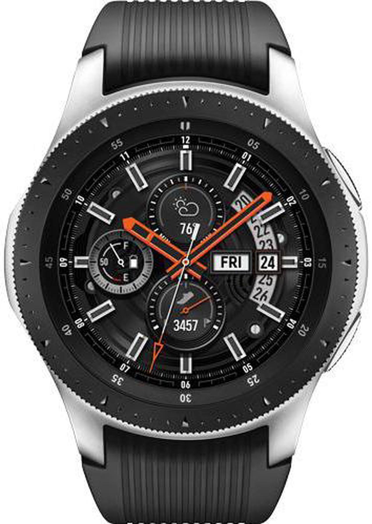 Main image of Samsung Galaxy Watch 46MM R800 - Silver/Black Latin Spec, International Version