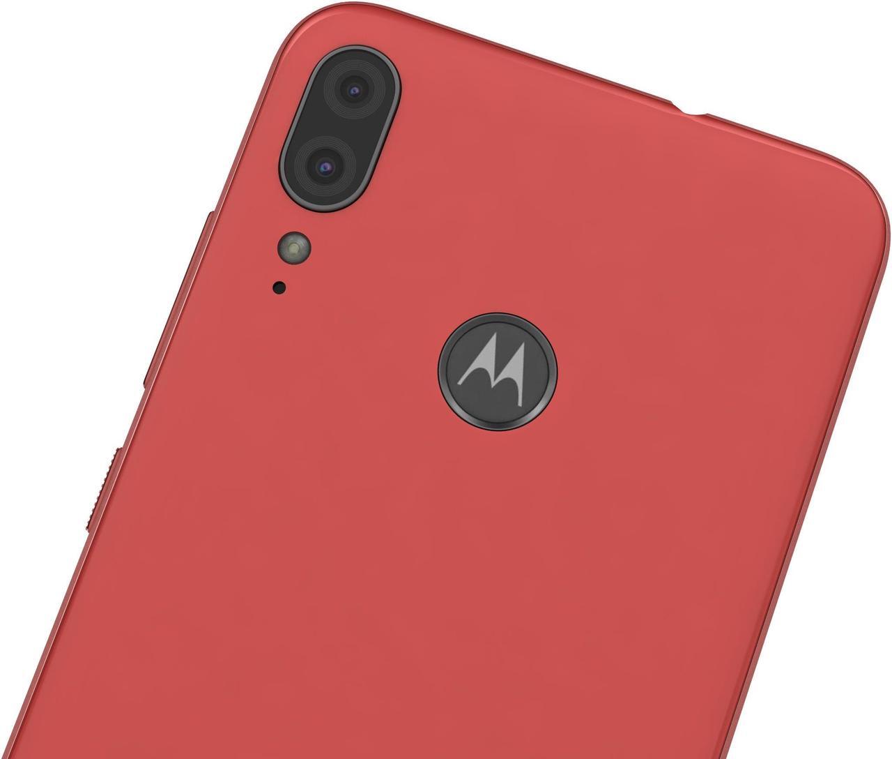 Alt view image 4 of 8 - Motorola Moto E6 Plus XT2025-1 32GB Unlocked GSM Dual SIM Phone w/ 13MP Camera - Bright Cherry