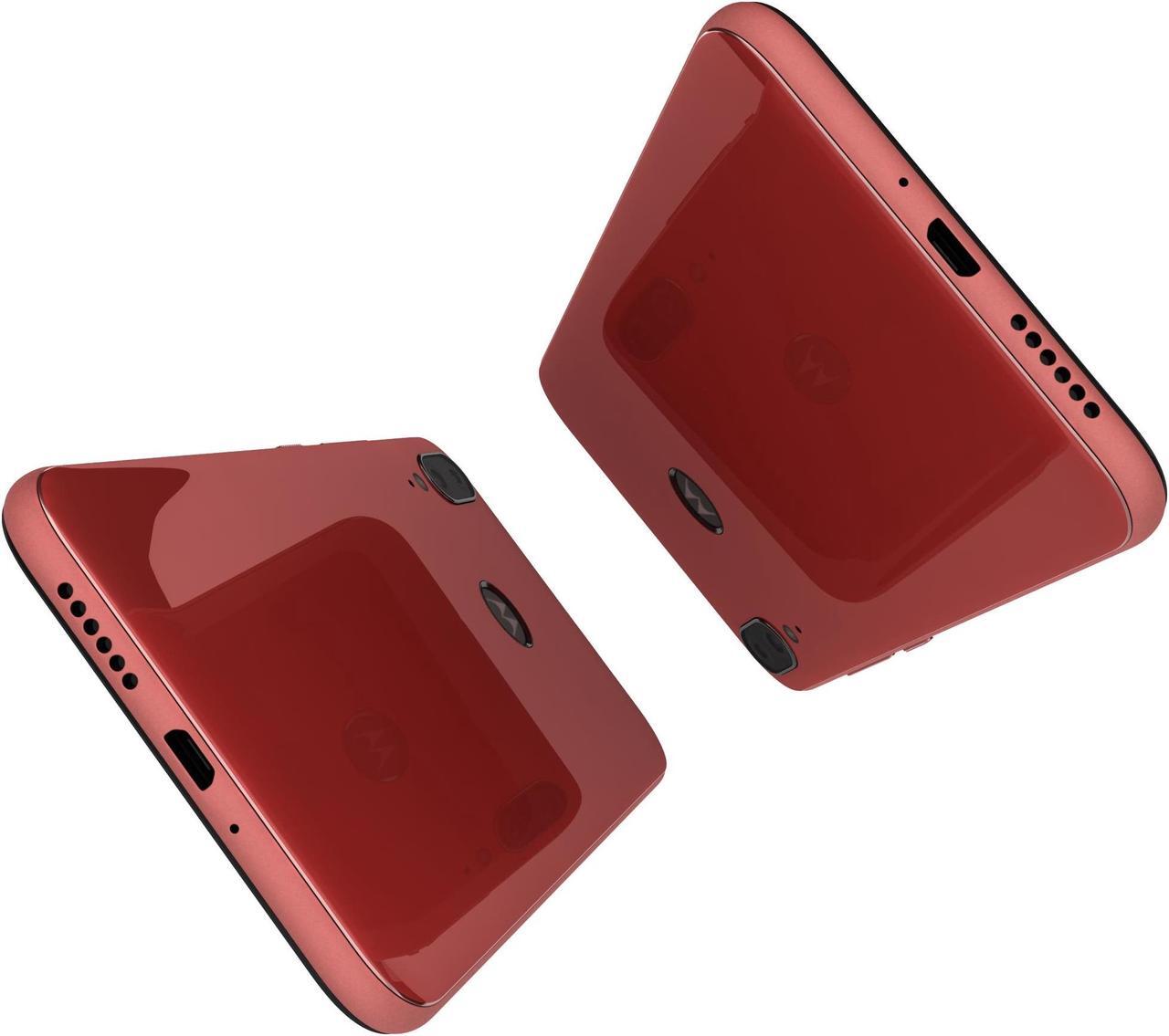Alt view image 3 of 8 - Motorola Moto E6 Plus XT2025-1 32GB Unlocked GSM Dual SIM Phone w/ 13MP Camera - Bright Cherry