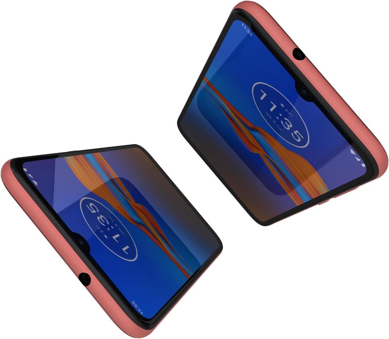 Alt view image 5 of 8 - Motorola Moto E6 Plus XT2025-1 32GB Unlocked GSM Dual SIM Phone w/ 13MP Camera - Bright Cherry