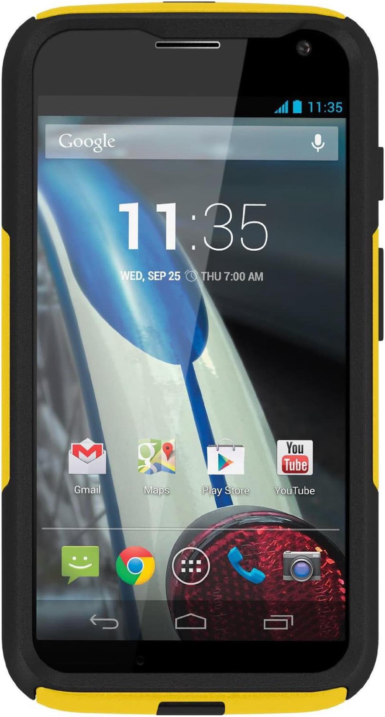 Alt view image 3 of 6 - OtterBox Commuter Case for Motorola Moto X (1st gen) - Hornet (Yellow/Black)