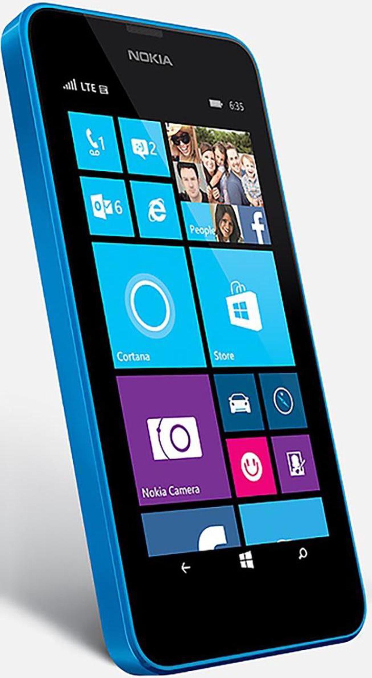 Alt view image 4 of 6 - Nokia Lumia 635 RM-975 AT&T Unlocked Windows Phone - Blue