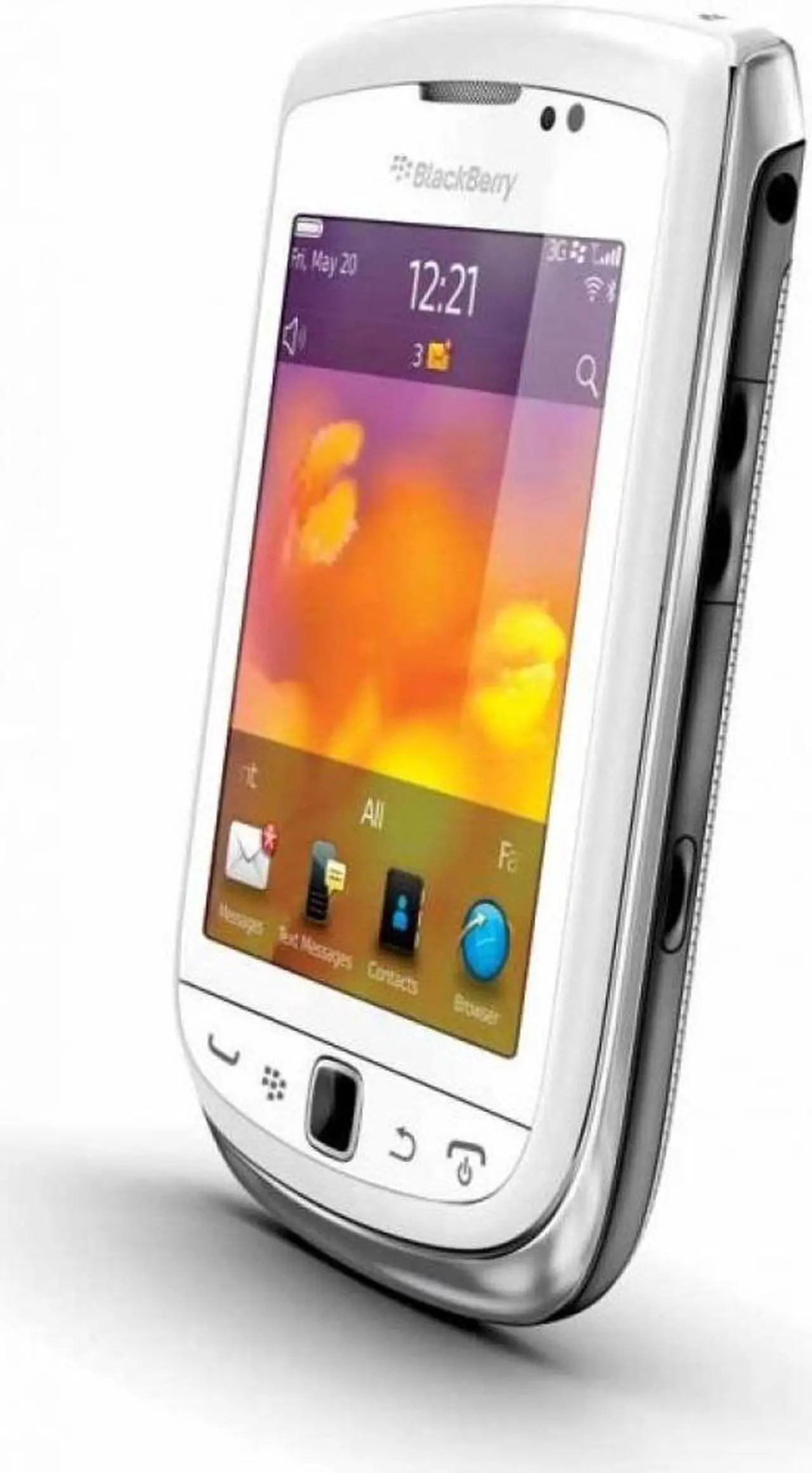 Alt view image 3 of 4 - Blackberry Torch 9810 Unlocked GSM HSPA+ OS 7.0 Slider Cell Phone - White