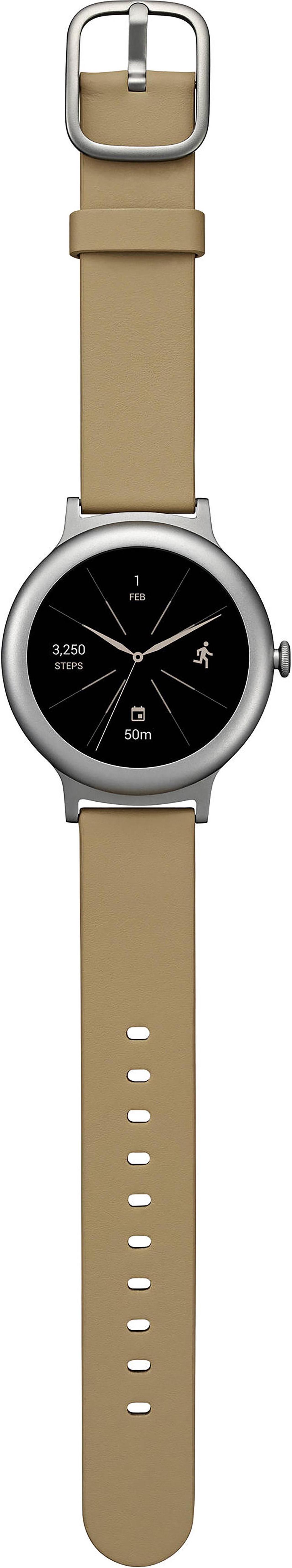 Alt view image 7 of 7 - LG Watch Style Smartwatch LG-W270 with Android Wear 2.0 & Gorilla Glass 3 - Silver