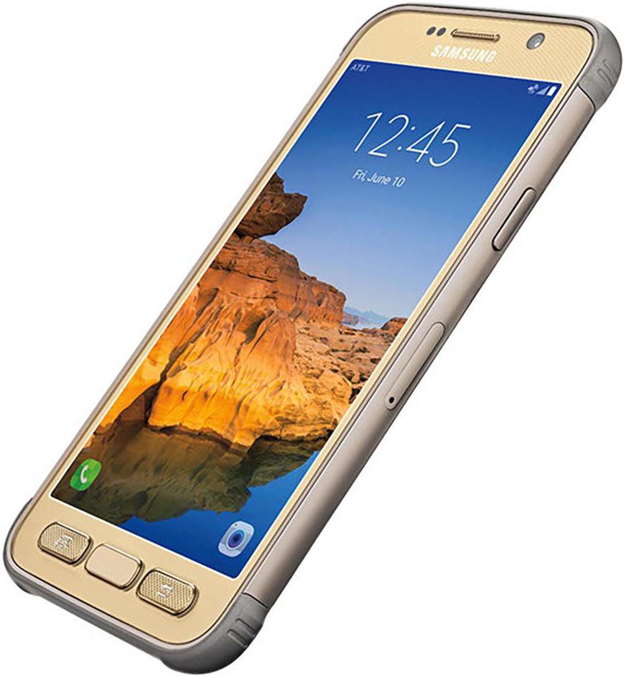 Alt view image 2 of 6 - Samsung Galaxy S7 Active G891A Unlocked GSM LTE Quad-Core Phone w/ 12MP Camera - Gold