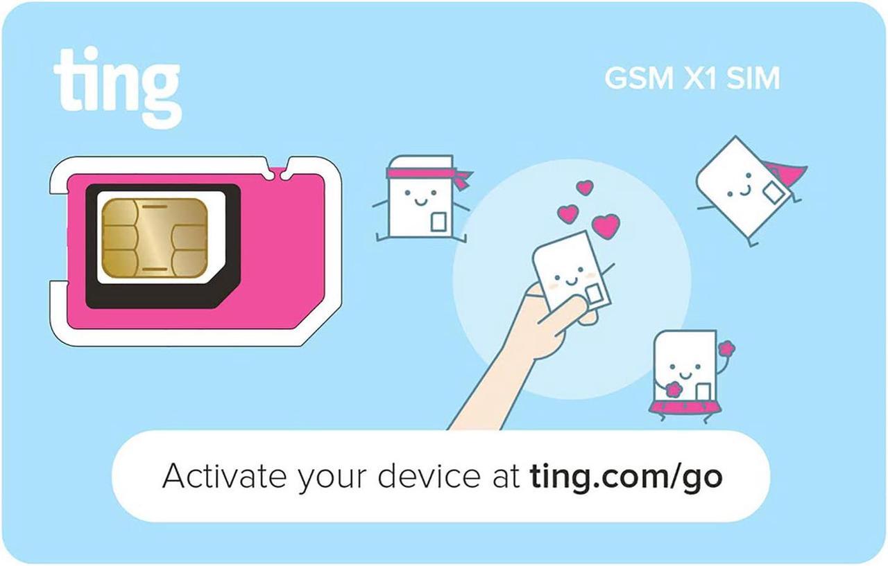 Alt view image 3 of 6 - Ting Tri-Cut GSM SIM Card Starter Kit w/ $30 in Service Credits