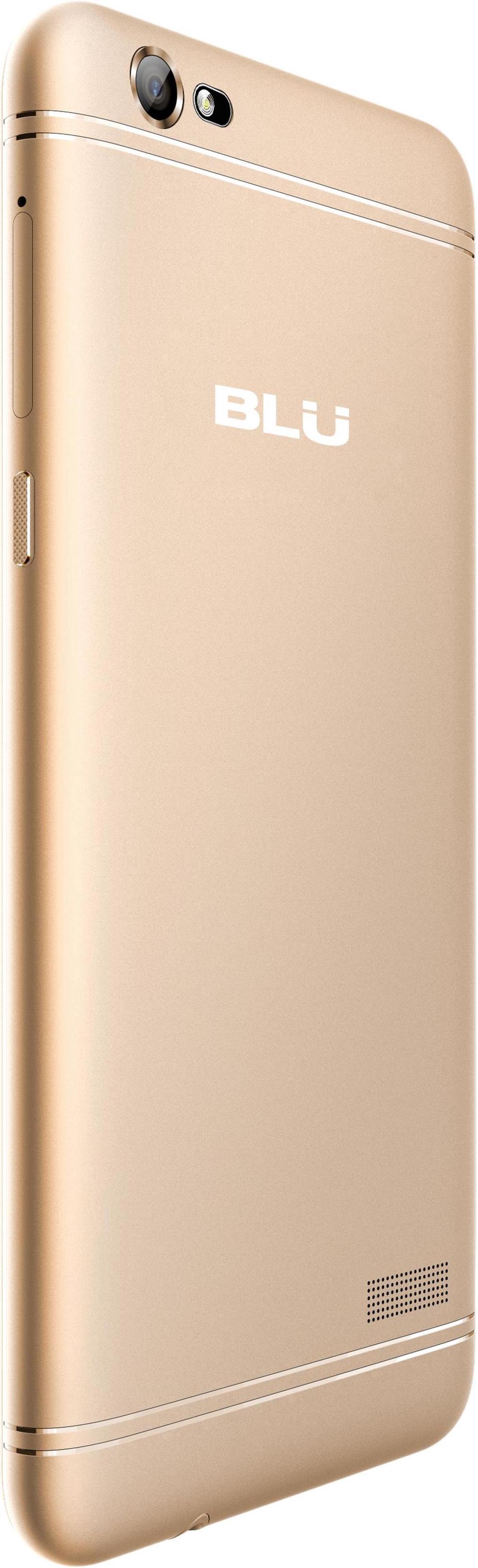 Alt view image 4 of 7 - BLU Grand XL LTE G0030WW Unlocked GSM 4G LTE Dual-SIM Phone - Gold