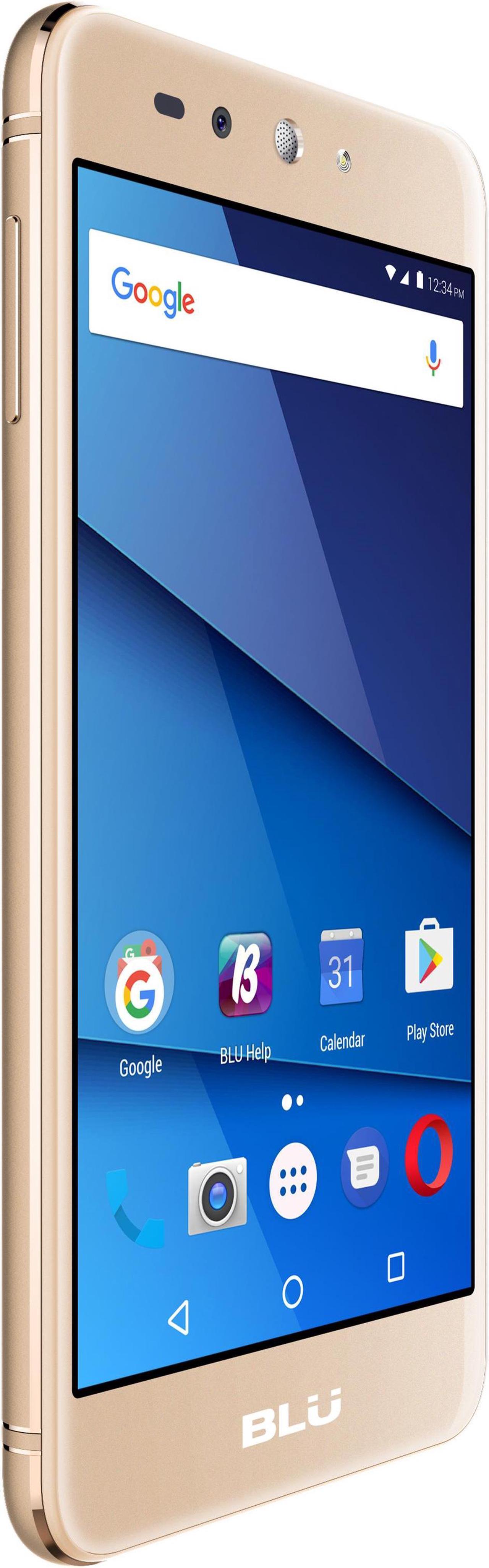 Alt view image 3 of 7 - BLU Grand XL LTE G0030WW Unlocked GSM 4G LTE Dual-SIM Phone - Gold