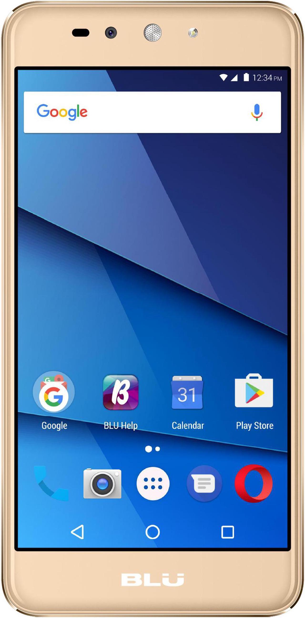 Main image of BLU Grand XL LTE G0030WW Unlocked GSM 4G LTE Dual-SIM Phone - Gold