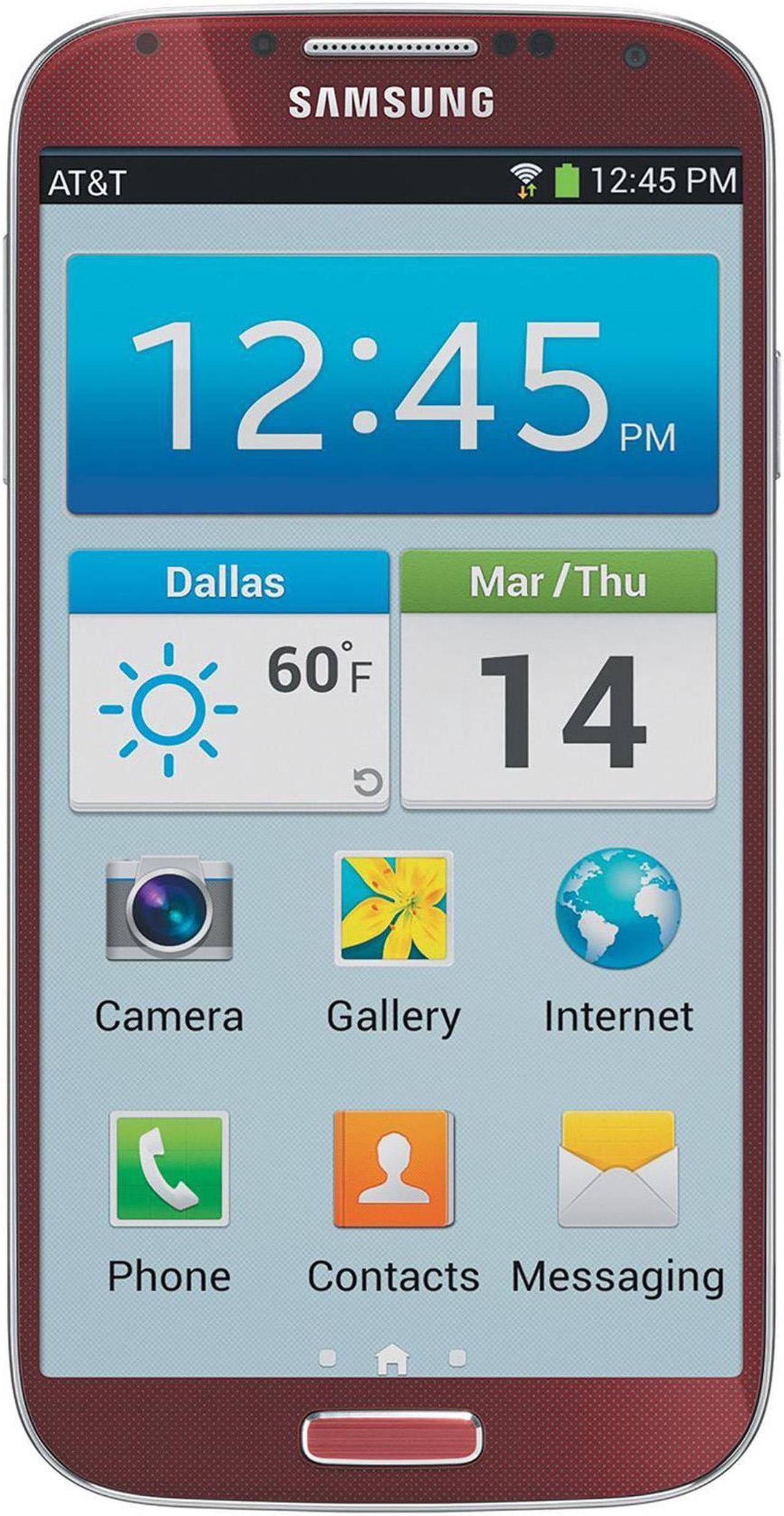 Main image of Samsung Galaxy S4 I337 4G LTE AT&T Unlocked Quad-Core Android Phone w/ 13 MP Camera - (Certified Refurbished) 5" Red 2GB RAM