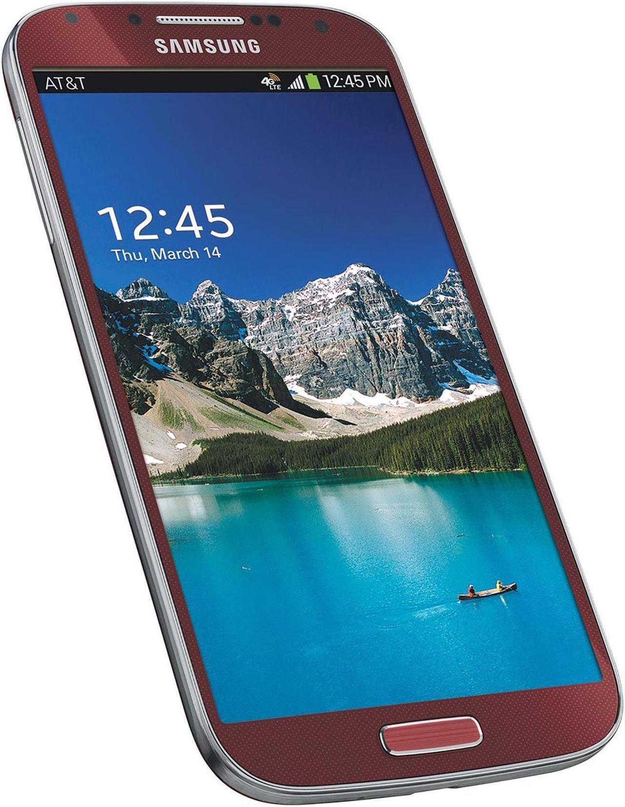 Alt view image 3 of 5 - Samsung Galaxy S4 I337 4G LTE AT&T Unlocked Quad-Core Android Phone w/ 13 MP Camera - (Certified Refurbished) 5" Red 2GB RAM
