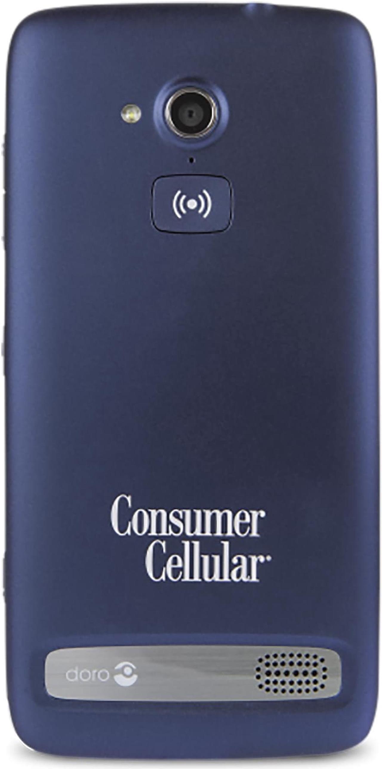Alt view image 2 of 4 - Doro 824 8GB Unlocked GSM 4G LTE Senior Friendly Phone w/ 8MP Camera - Blue