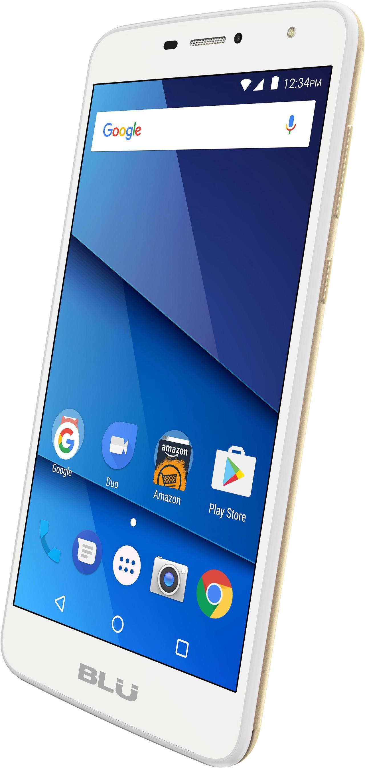 Alt view image 3 of 14 - BLU Studio Mega Smartphone 6.0" HD Dual SIM 8GB GSM Factory Unlocked S610p Gold
