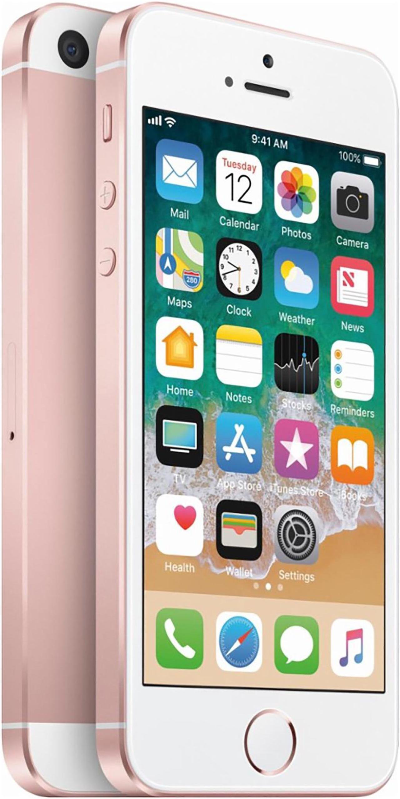 Alt view image 7 of 14 - Apple iPhone SE 16GB Sprint Rose Gold MLYA2LL/A