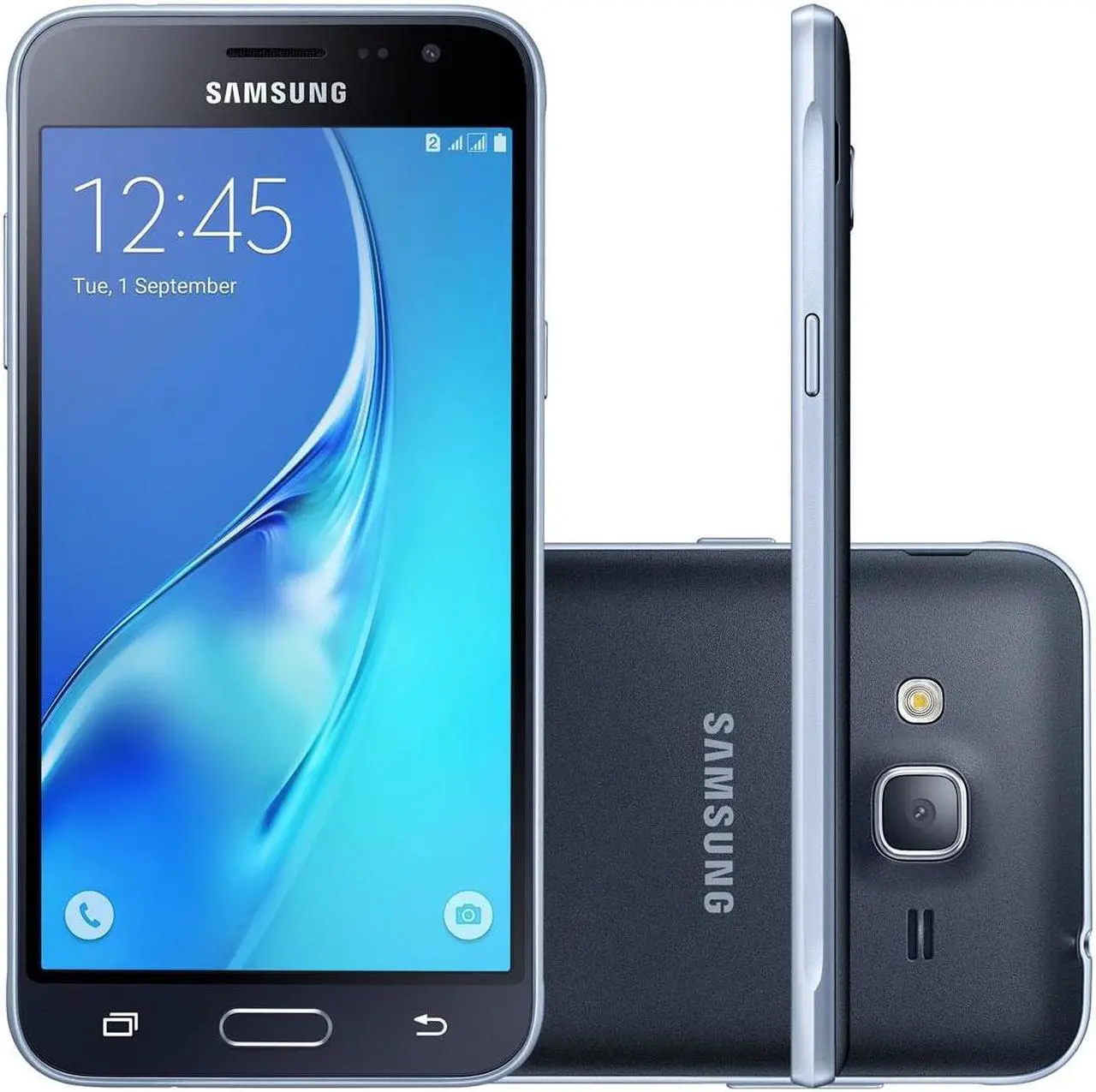 Alt view image 3 of 5 - Samsung Galaxy J3 (2016) J320V Verizon CDMA 4G LTE Quad-Core Phone w/ 8MP Camera- Black