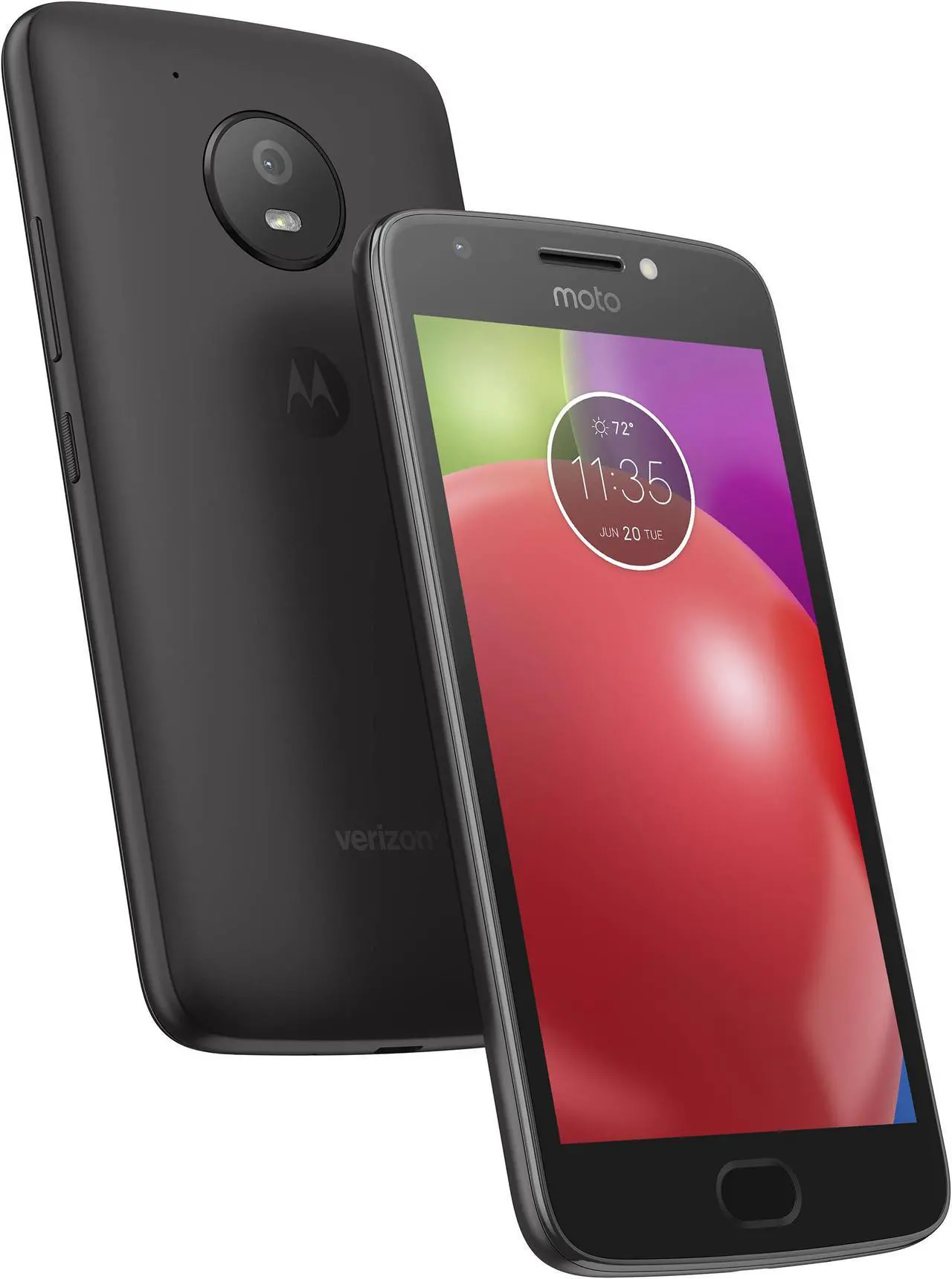 Alt view image 6 of 8 - Motorola Moto E4 XT1768 16GB Unlocked GSM Phone w/ 8MP Camera - Licorice Black