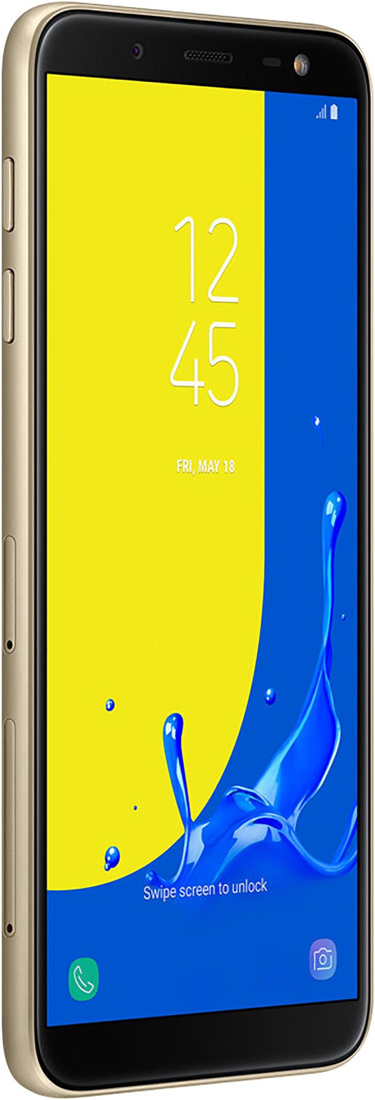 Alt view image 3 of 9 - Samsung Galaxy J6 (2018) J600G 32GB Unlocked GSM Dual-SIM Phone w/ 13MP Camera - Gold (International Version)