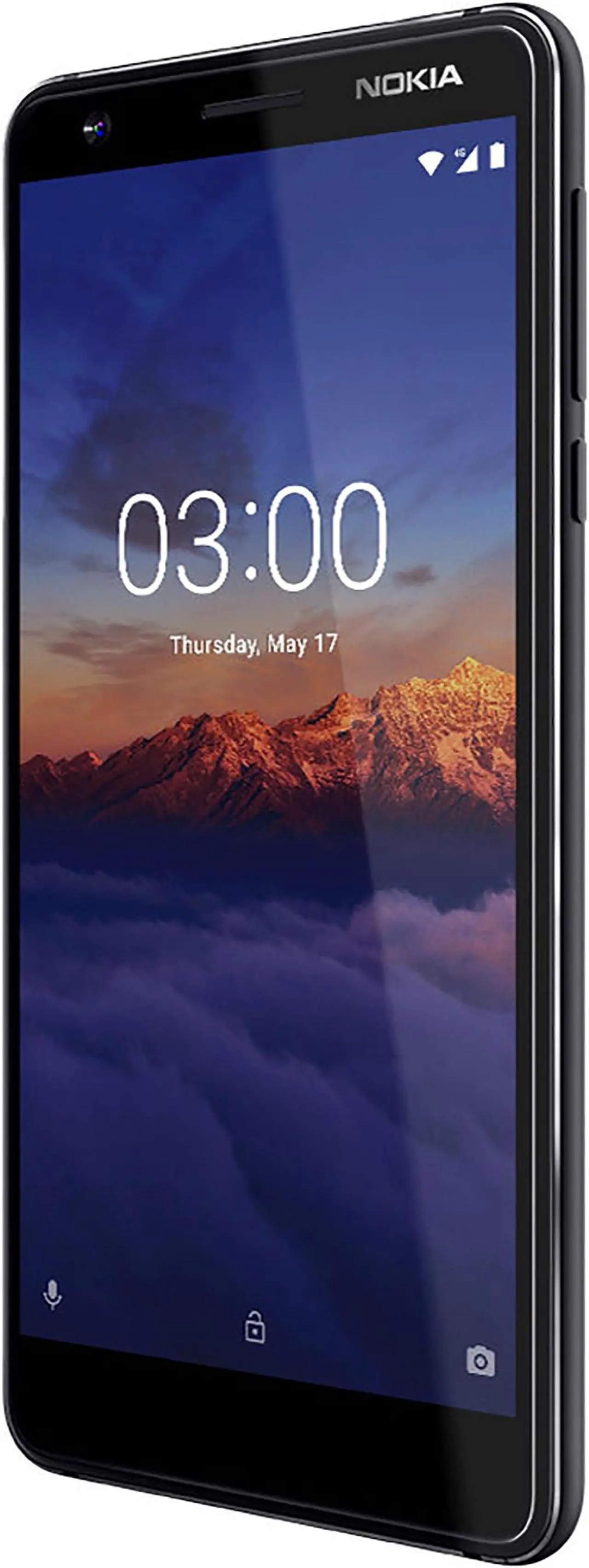 Alt view image 6 of 7 - Nokia Nokia 3.1 TA-1049 3.1 TA-1049 4G LTE Unlocked GSM Dual-SIM Android Phone w/ 13 MP Camera - (Certified Refurbished) 5.2" Black/Chrome 2GB RAM