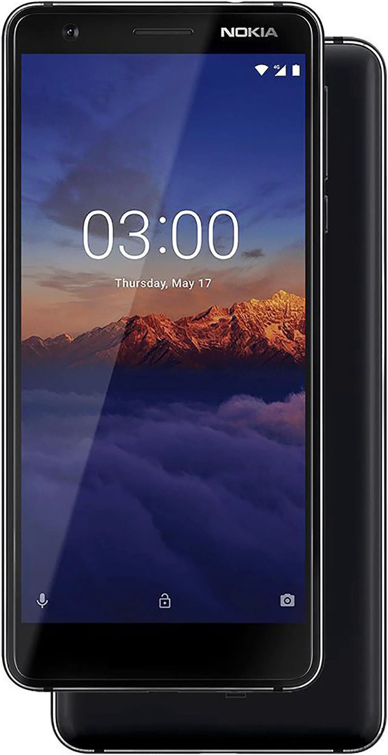 Main image of Nokia Nokia 3.1 TA-1049 3.1 TA-1049 4G LTE Unlocked GSM Dual-SIM Android Phone w/ 13 MP Camera - (Certified Refurbished) 5.2" Black/Chrome 2GB RAM