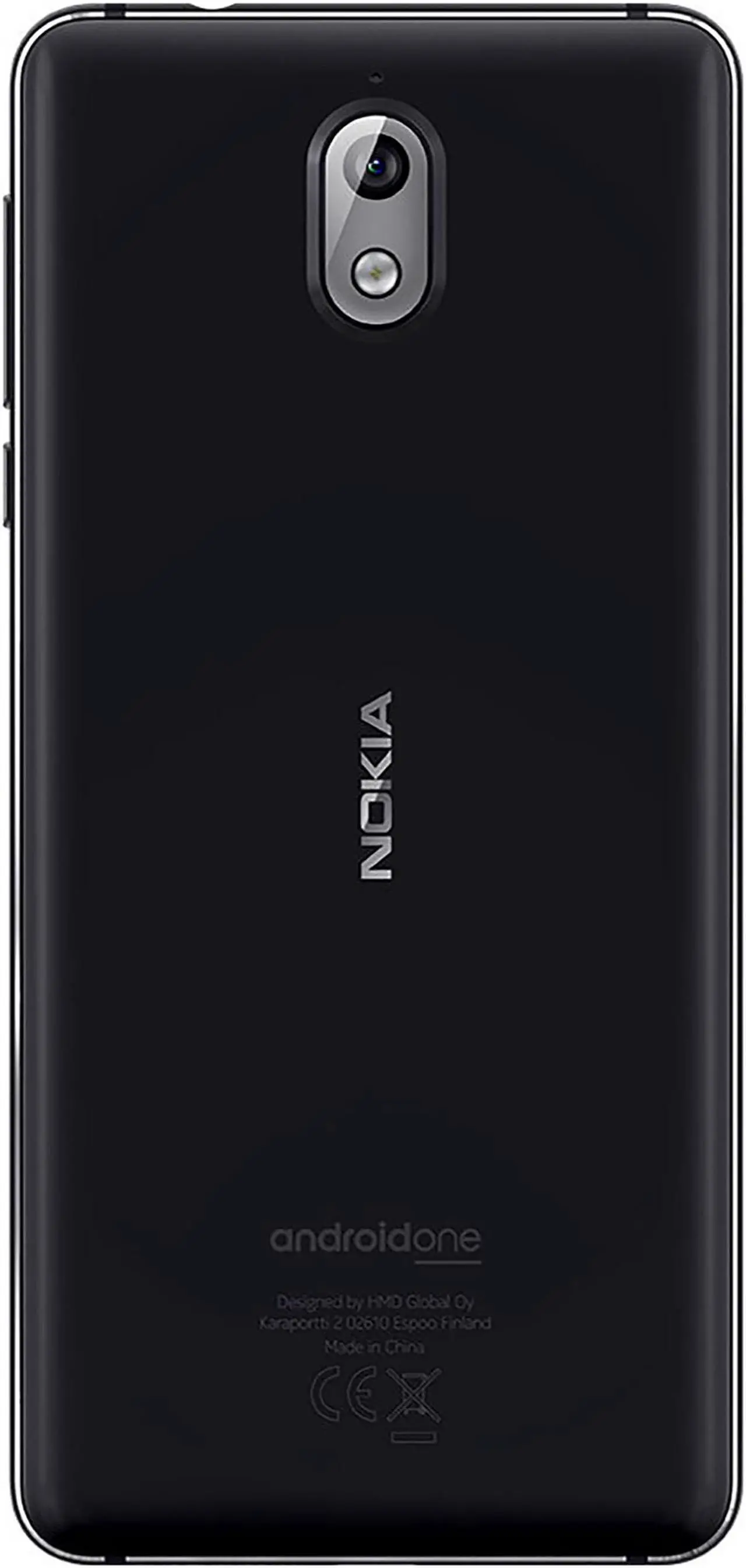 Alt view image 3 of 7 - Nokia Nokia 3.1 TA-1049 3.1 TA-1049 4G LTE Unlocked GSM Dual-SIM Android Phone w/ 13 MP Camera - (Certified Refurbished) 5.2" Black/Chrome 2GB RAM