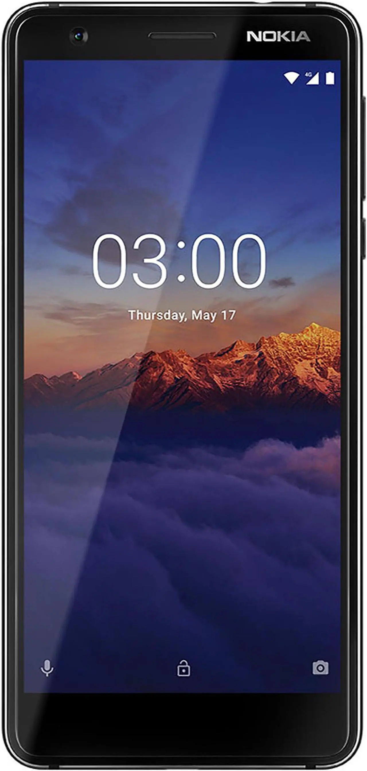 Alt view image 2 of 7 - Nokia Nokia 3.1 TA-1049 3.1 TA-1049 4G LTE Unlocked GSM Dual-SIM Android Phone w/ 13 MP Camera - (Certified Refurbished) 5.2" Black/Chrome 2GB RAM
