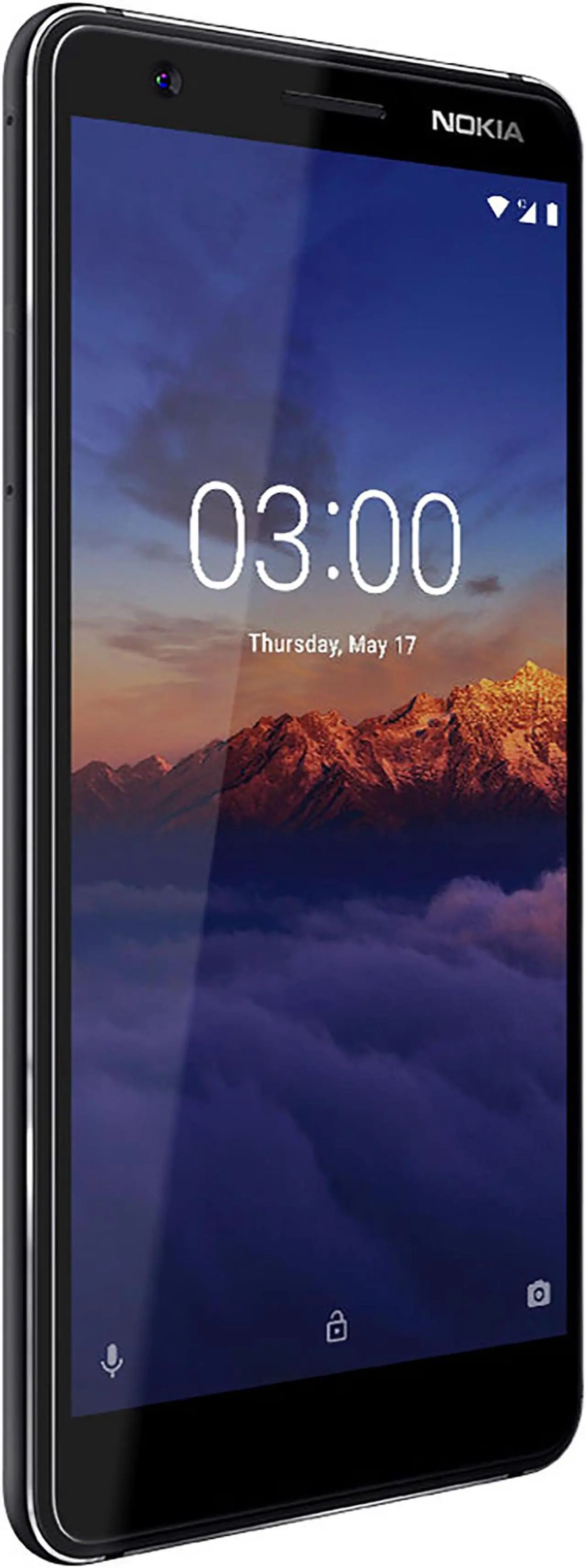 Alt view image 4 of 7 - Nokia Nokia 3.1 TA-1049 3.1 TA-1049 4G LTE Unlocked GSM Dual-SIM Android Phone w/ 13 MP Camera - (Certified Refurbished) 5.2" Black/Chrome 2GB RAM