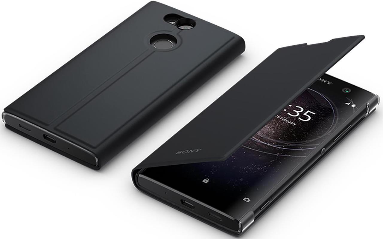 Alt view image 5 of 16 - Sony Xperia XA2 Style Cover Stand (SCSH10) - Black