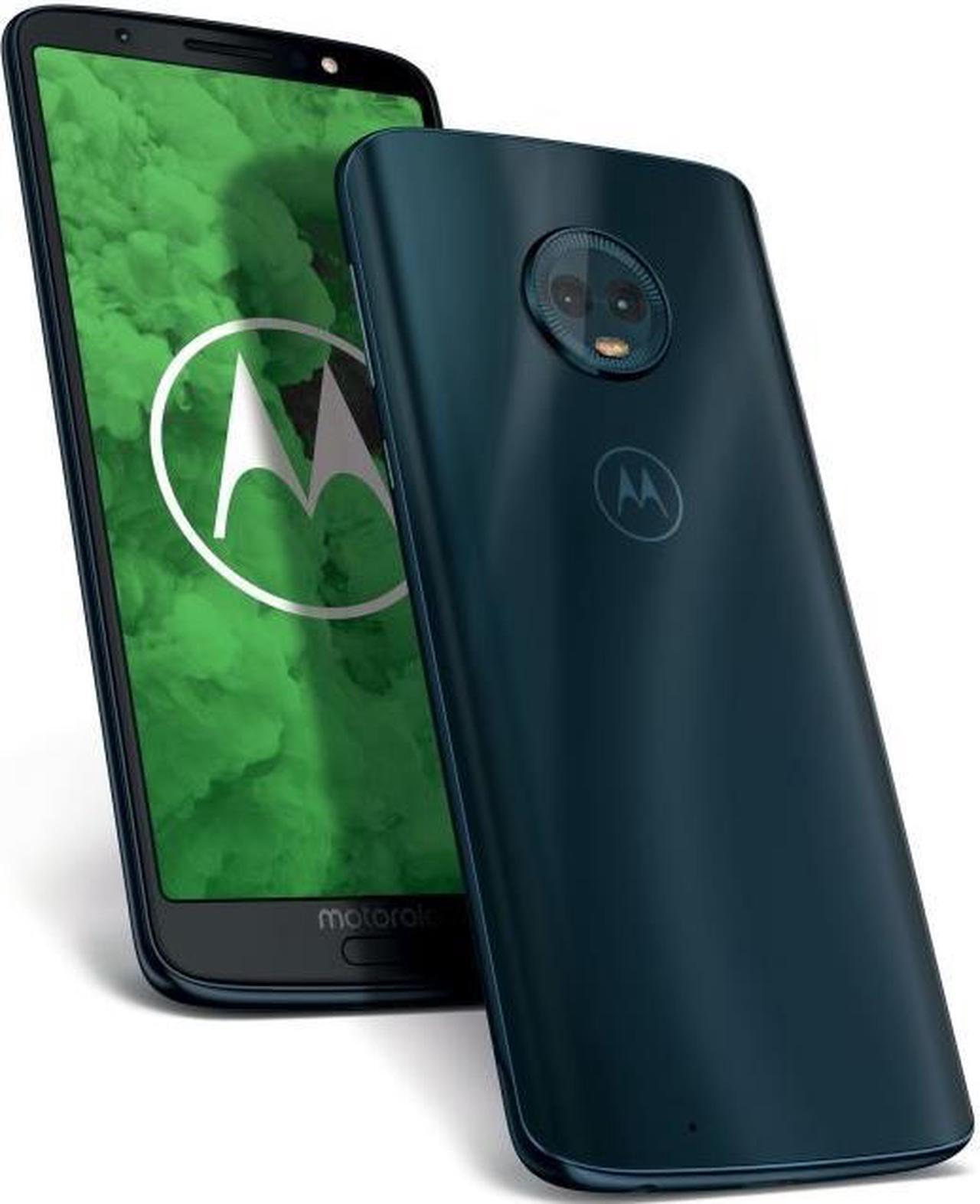 Alt view image 3 of 9 - Motorola Moto G6 Plus 64GB XT1926-7 Dual SIM Factory Unlocked 4G LTE 5.9" IPS LCD 4GB RAM 12MP Smartphone - Deep Indigo - International Version