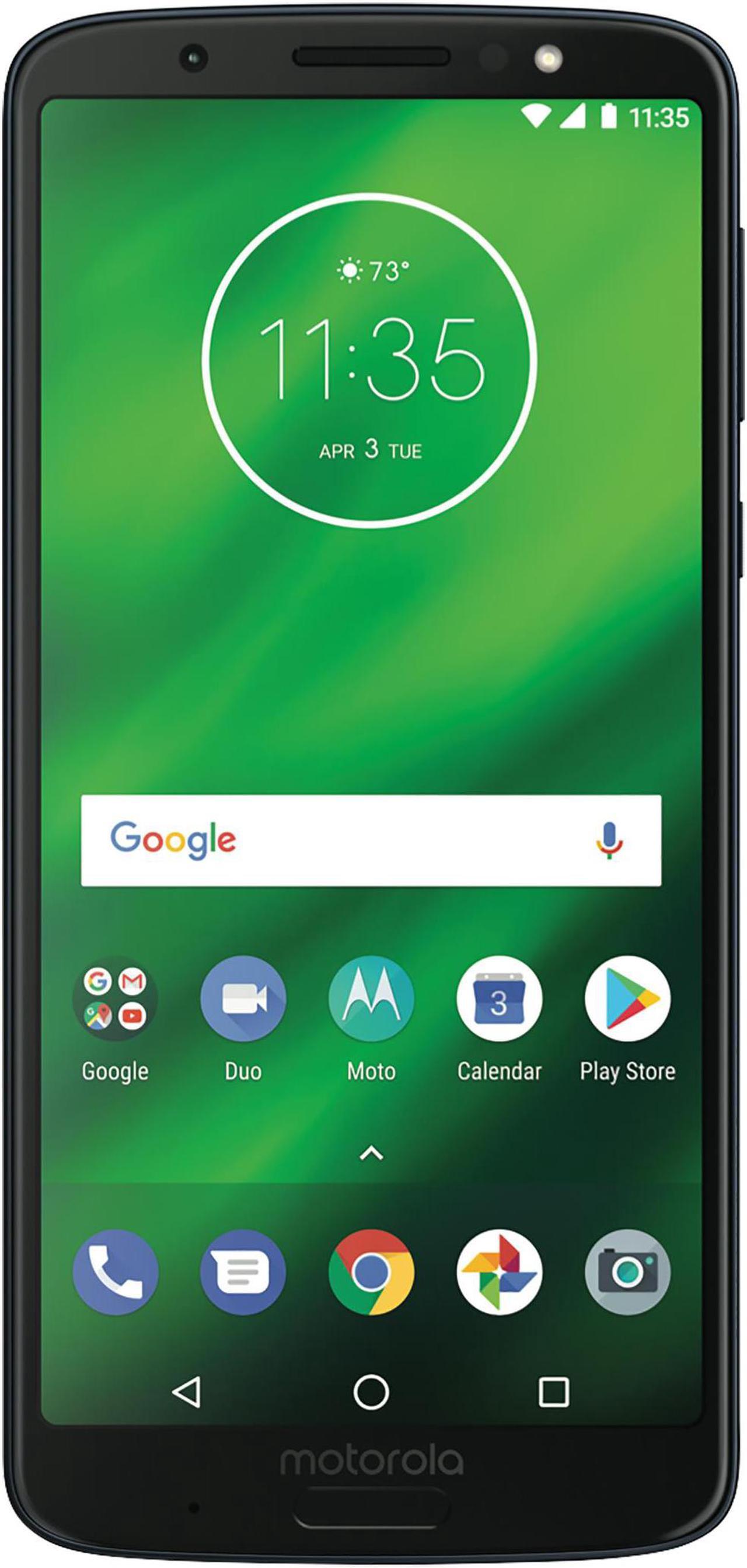 Alt view image 5 of 9 - Motorola Moto G6 Plus 64GB XT1926-7 Dual SIM Factory Unlocked 4G LTE 5.9" IPS LCD 4GB RAM 12MP Smartphone - Deep Indigo - International Version